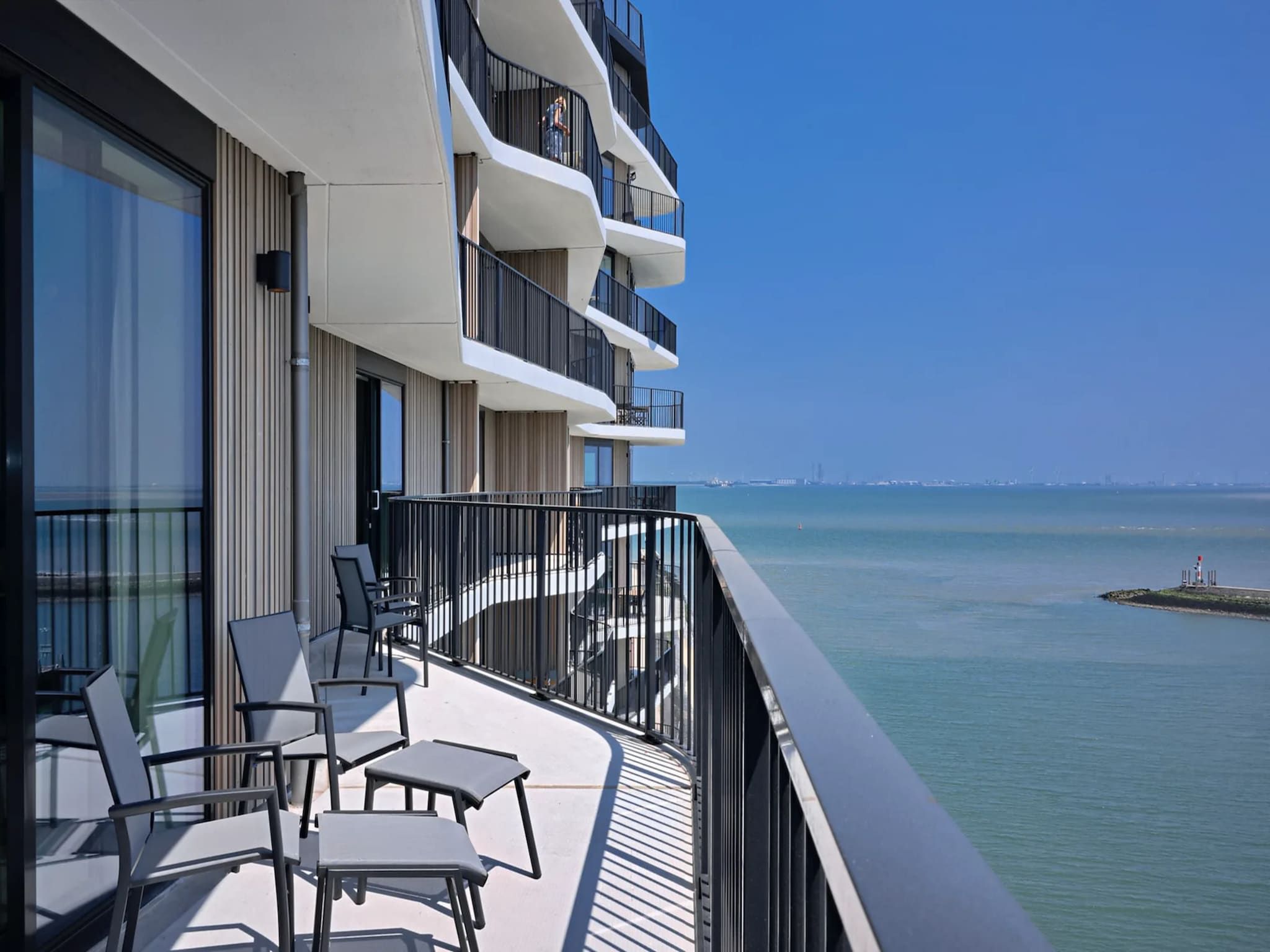 De buitenkant van Breskens Apartments & Penthouses 14 in Breskens