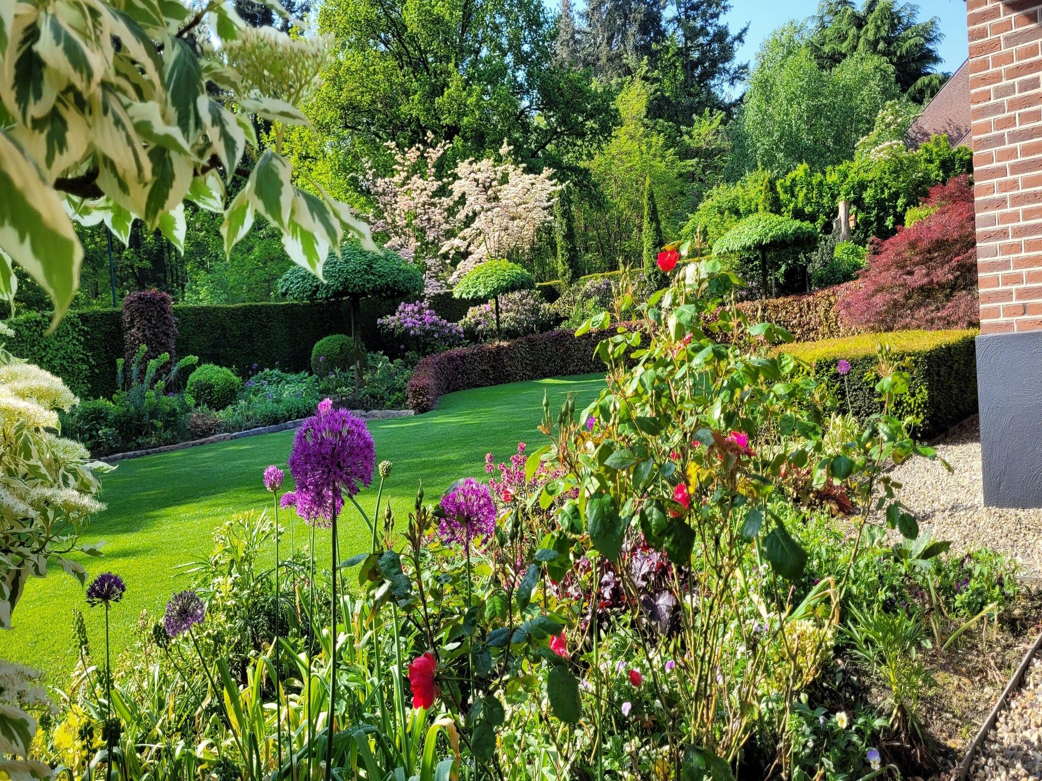 De tuin van B&B Overloon 4 Personen in Overloon