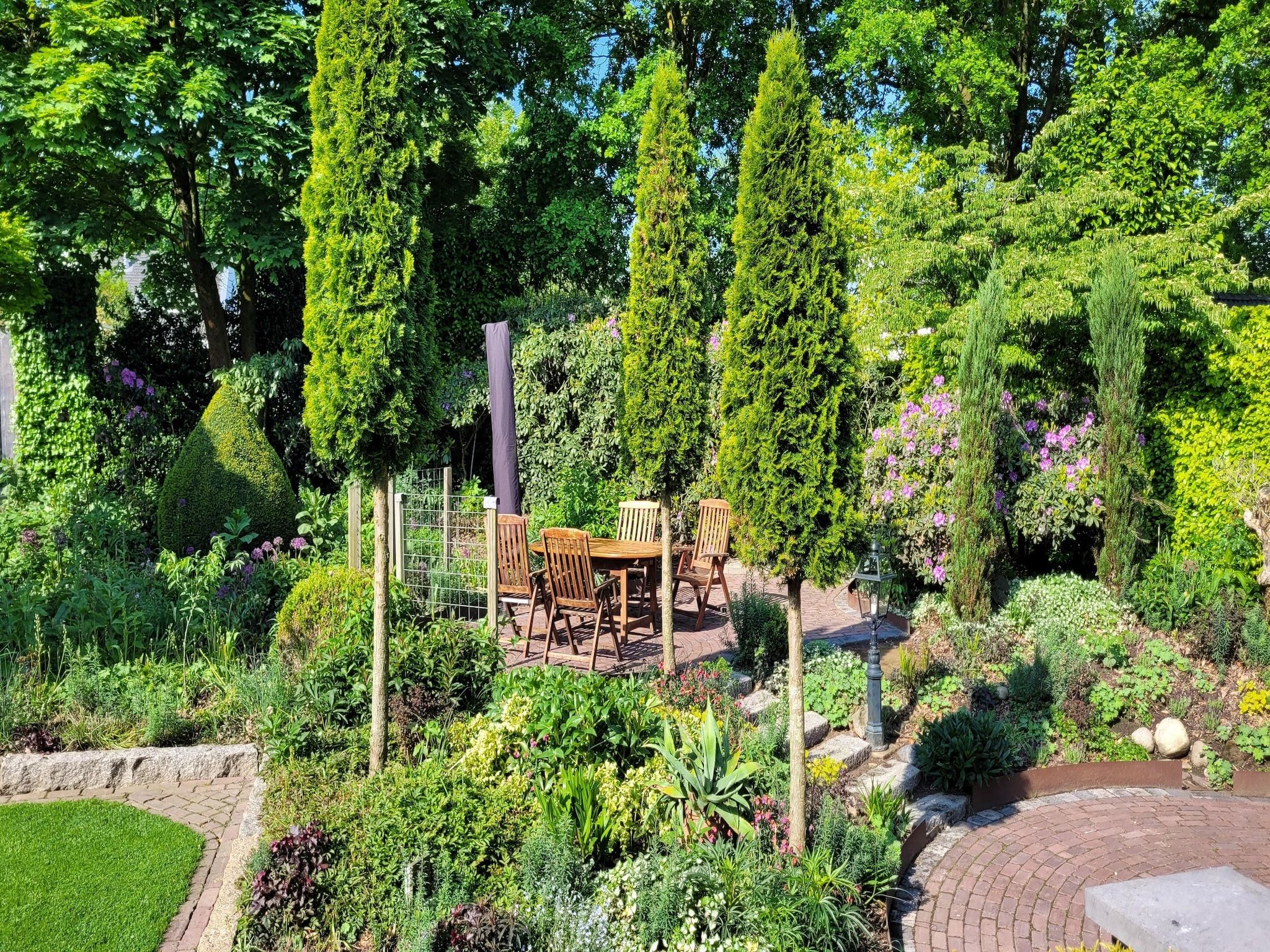 De tuin van B&B Overloon 4 Personen in Overloon