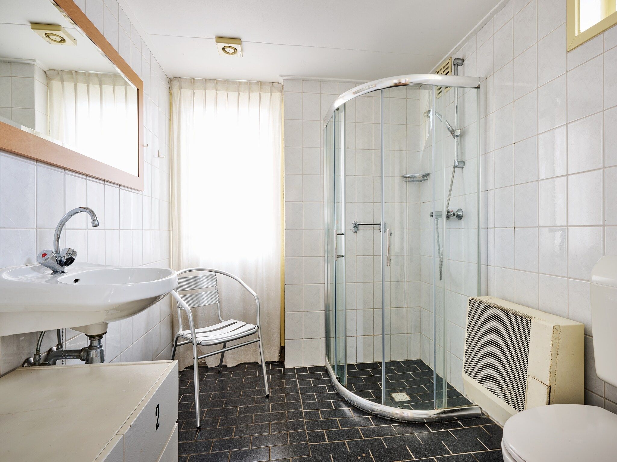 De badkamer van De Ploeg 6P in De Kiel