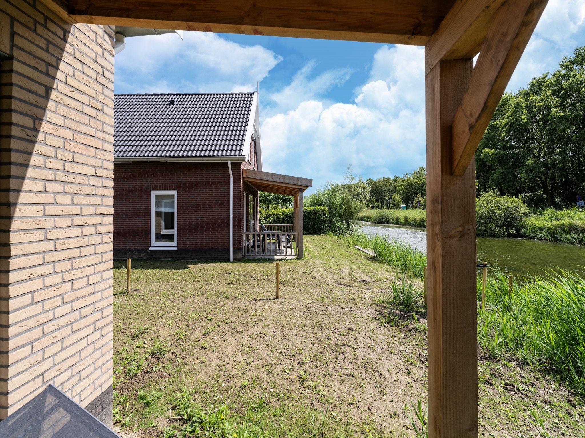 De tuin van Kuifduiker 5 in Simonshaven