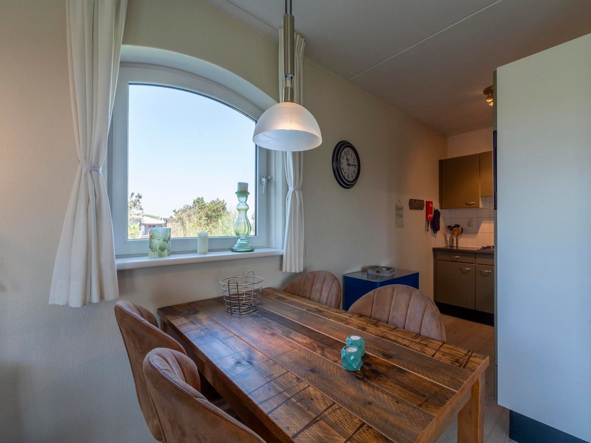 De eetkamer van Résidence Juliana 34 in Julianadorp aan Zee