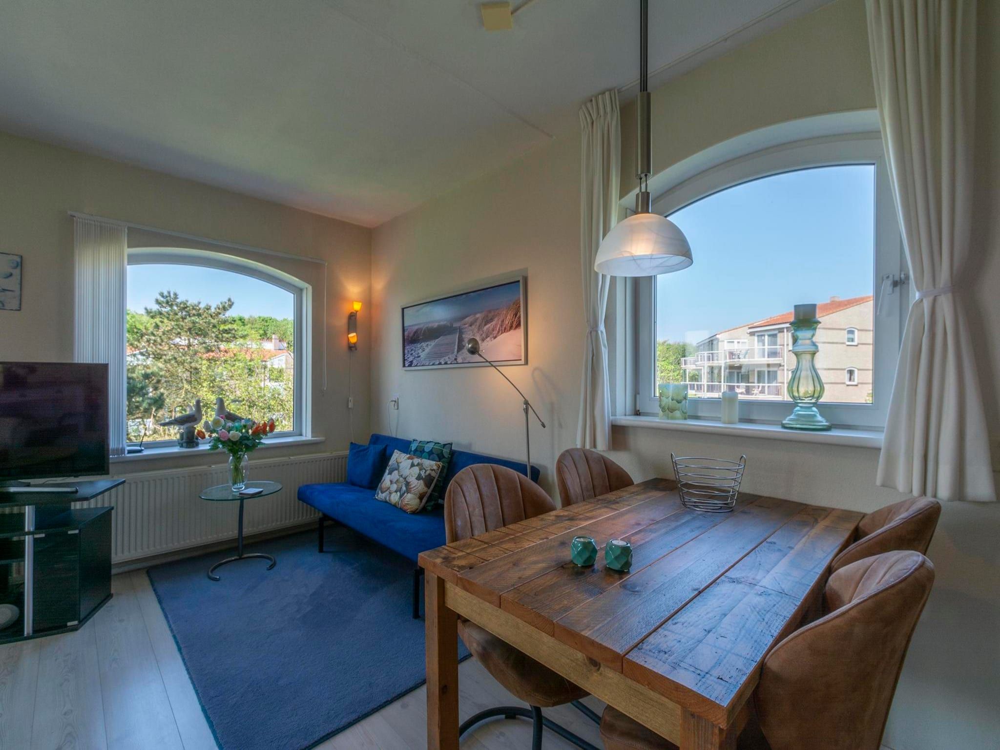 De eetkamer van Résidence Juliana 34 in Julianadorp aan Zee