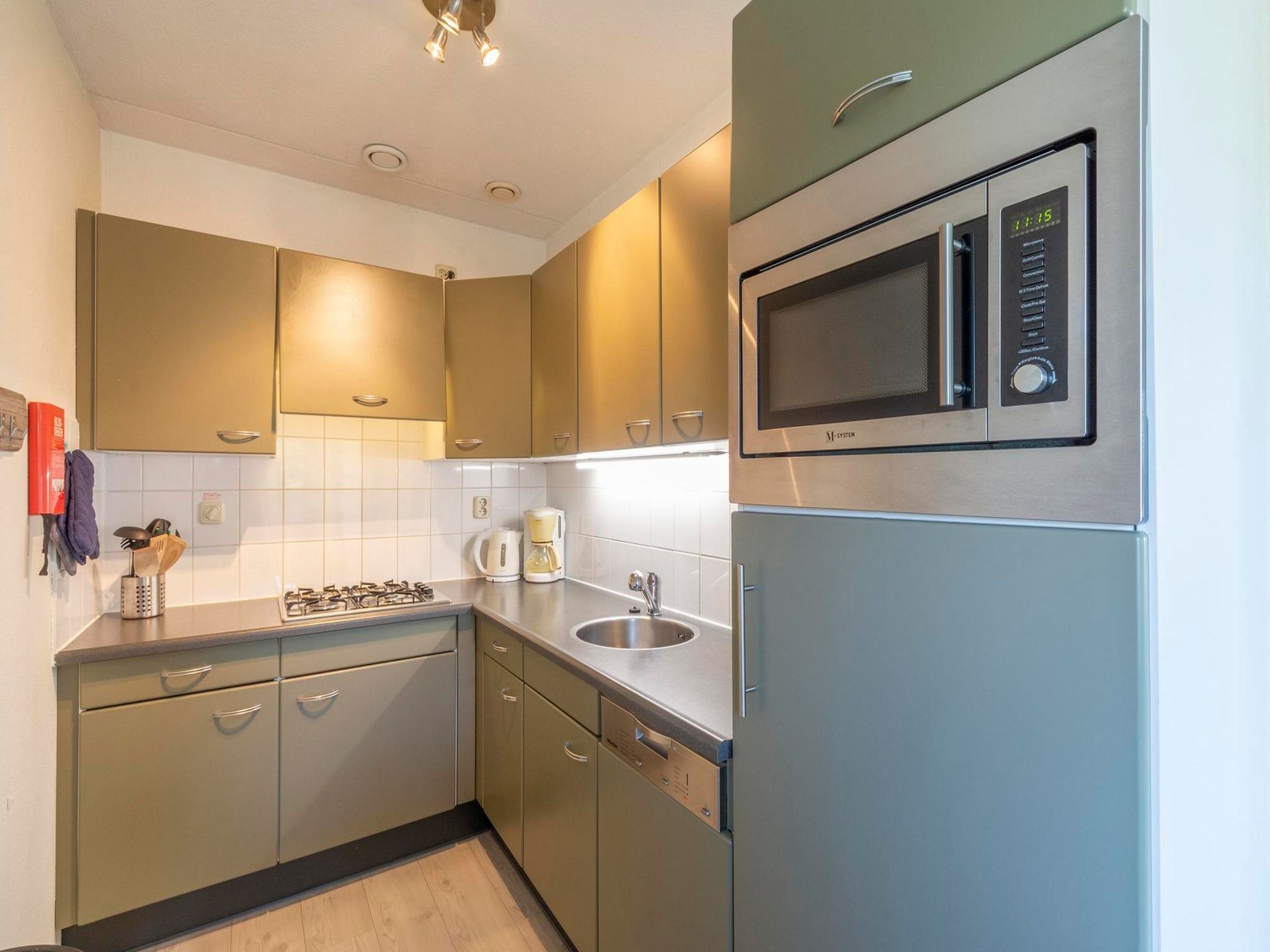 De keuken van Résidence Juliana 34 in Julianadorp aan Zee