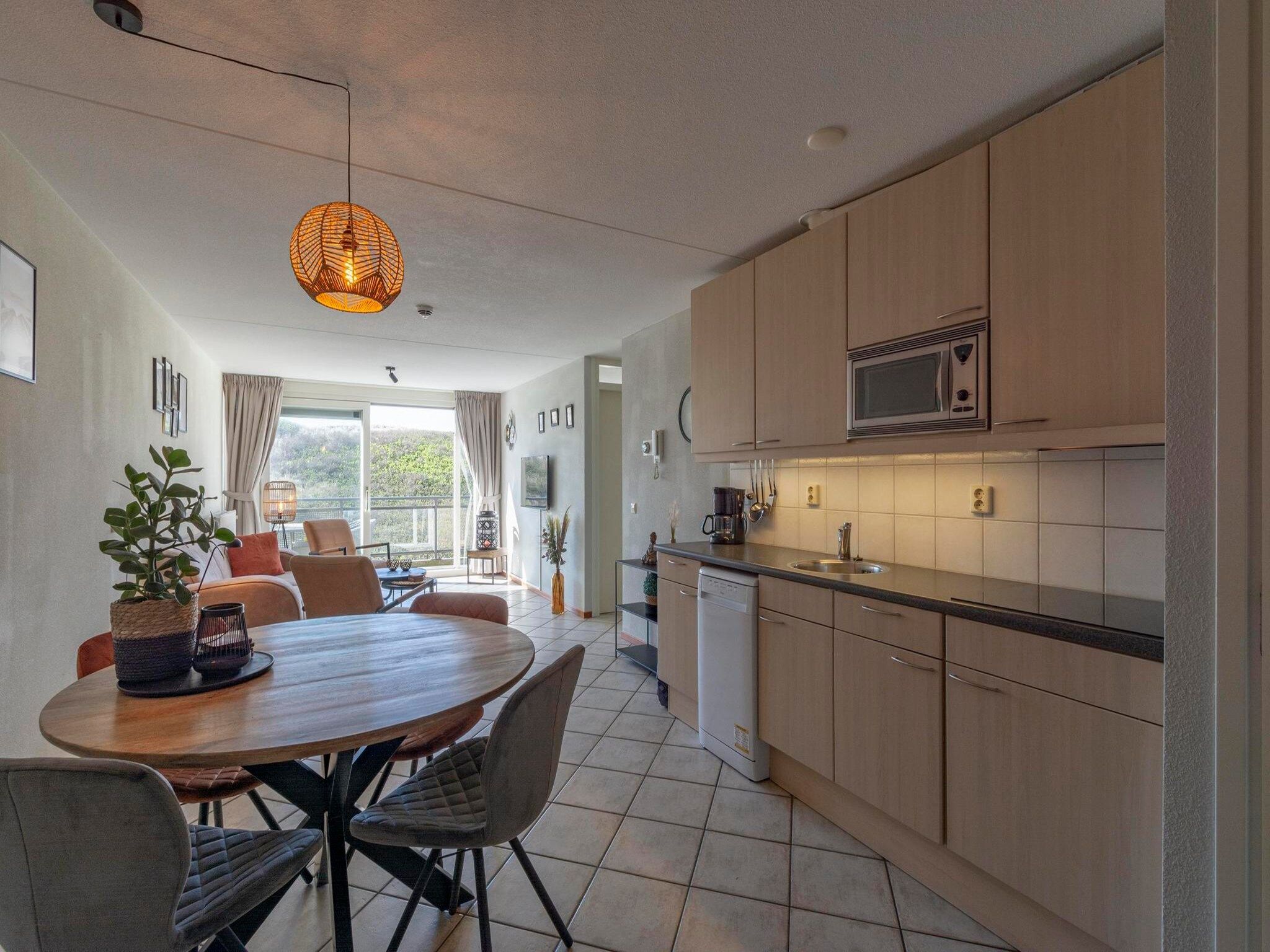 De keuken van Wijde Blick 309 in Callantsoog