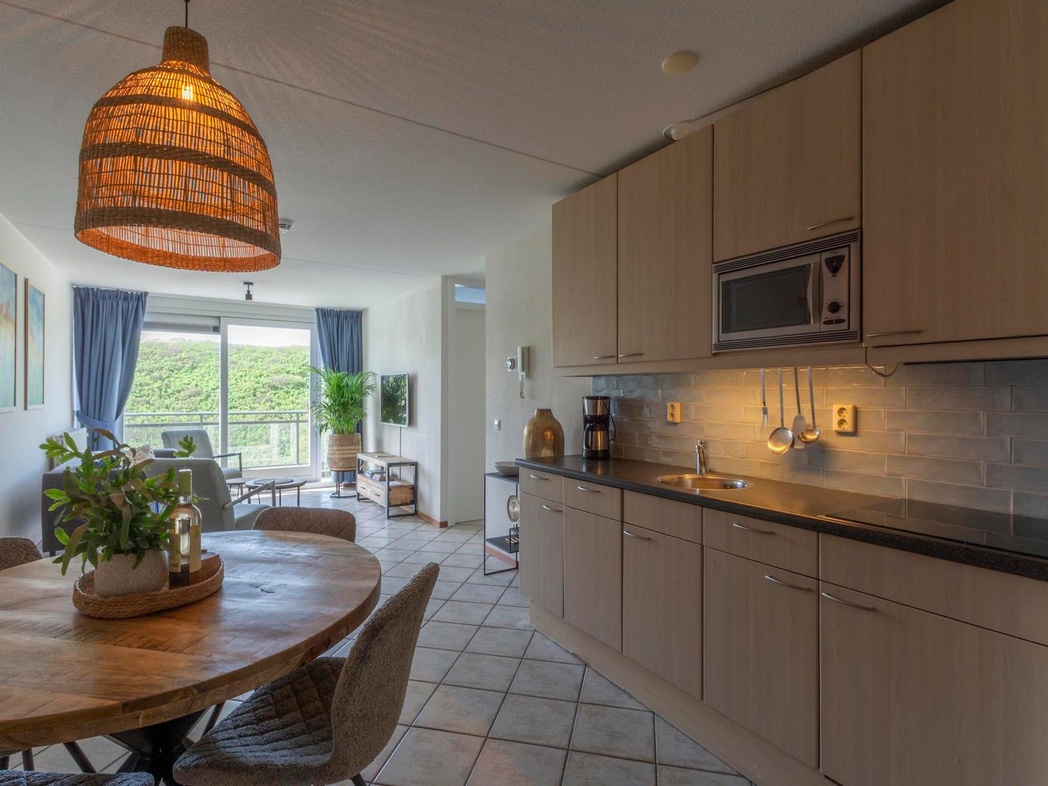 De keuken van Wijde Blick 310 in Callantsoog