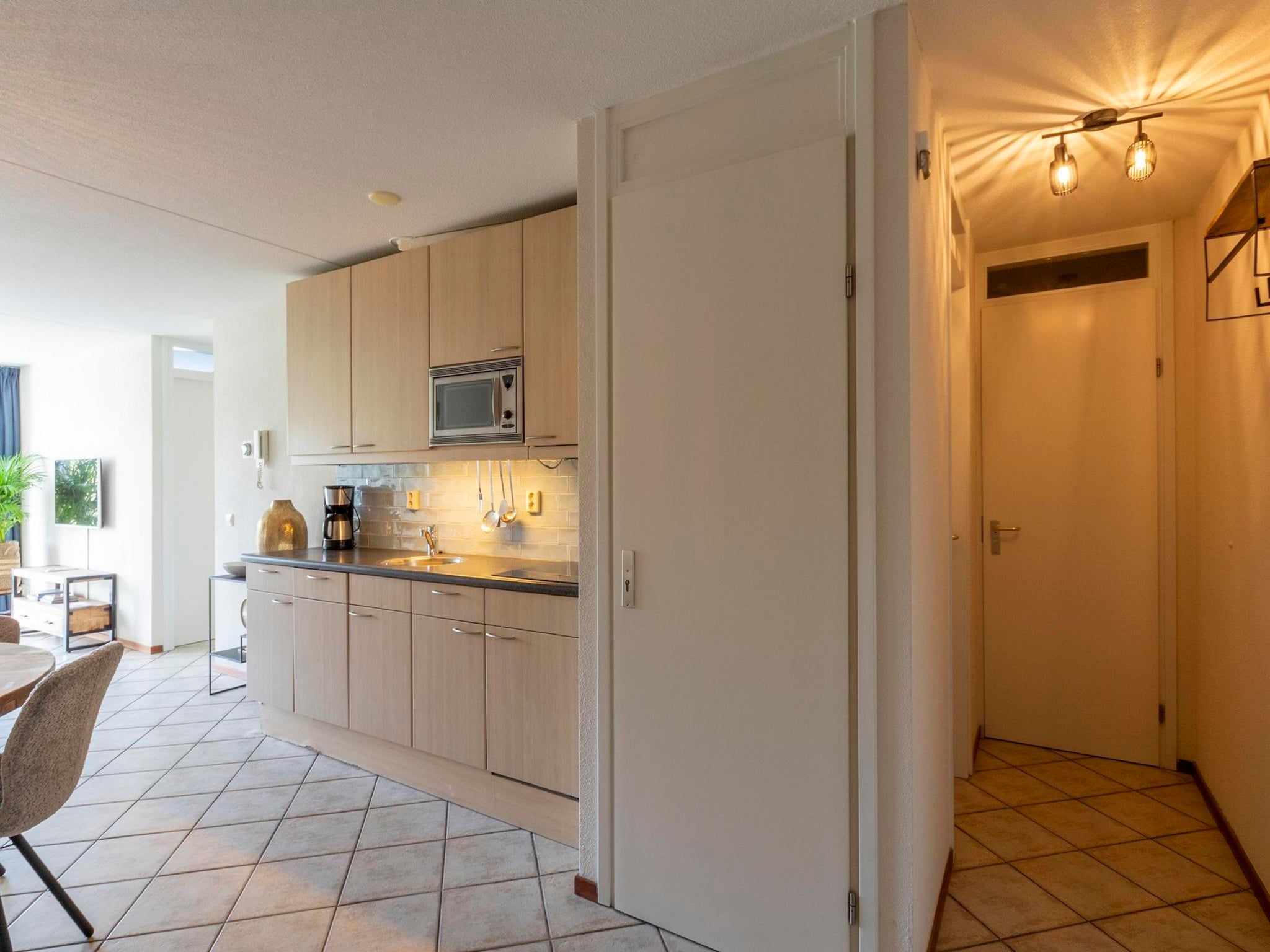 De keuken van Wijde Blick 310 in Callantsoog