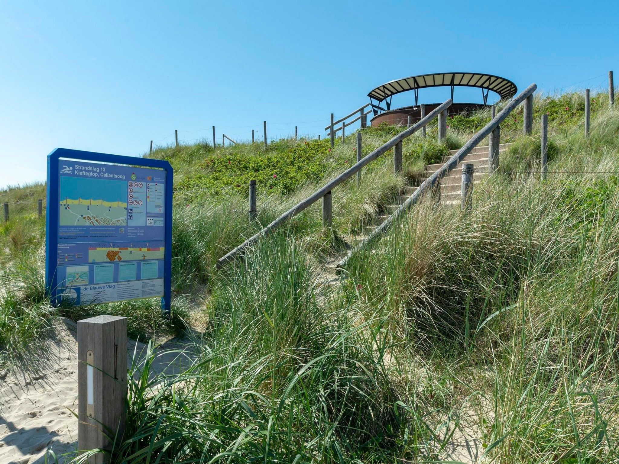 Het uitzicht vanaf Wijde Blick 310 in Callantsoog