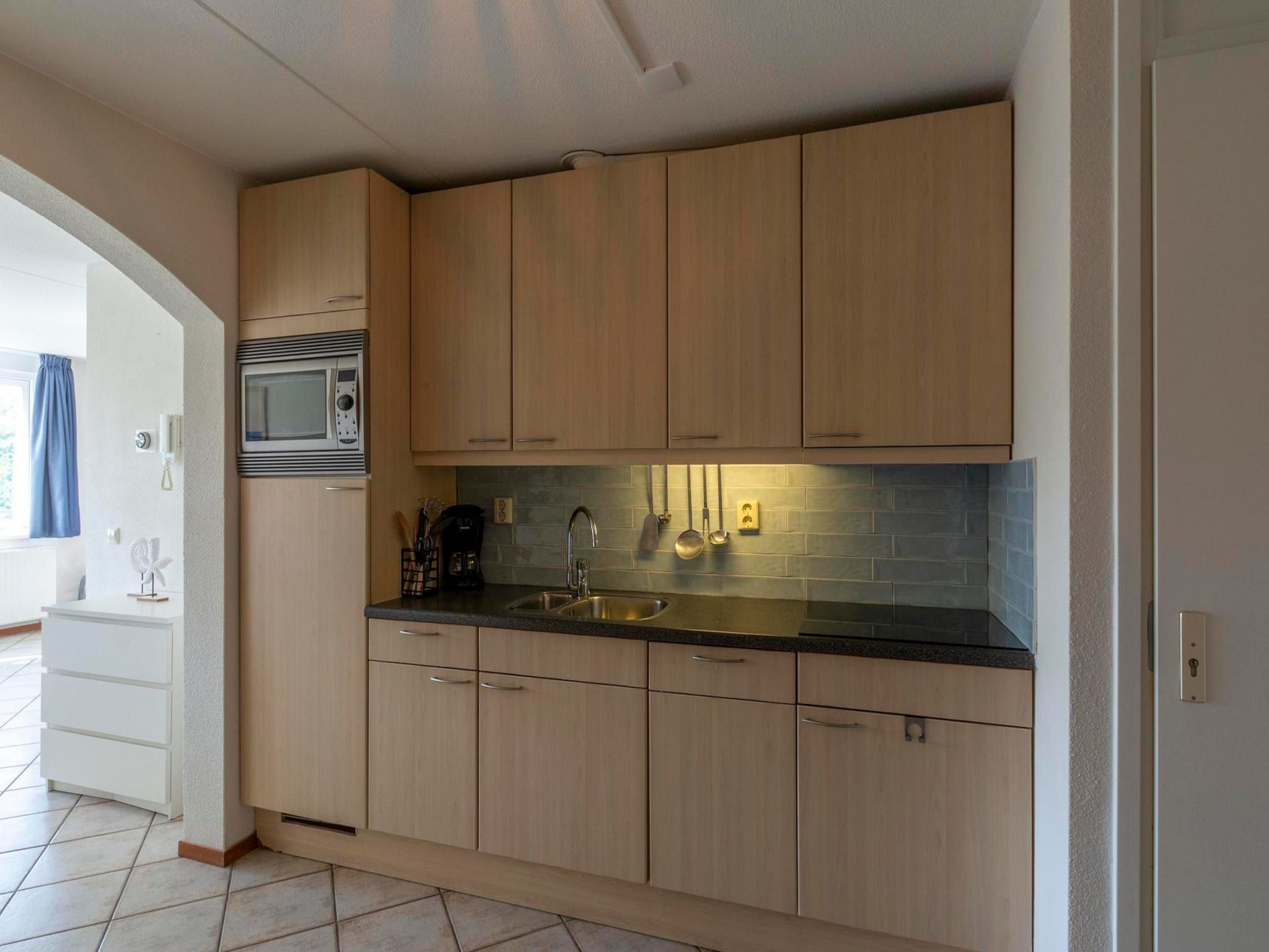 De keuken van Wijde Blick 311 in Callantsoog