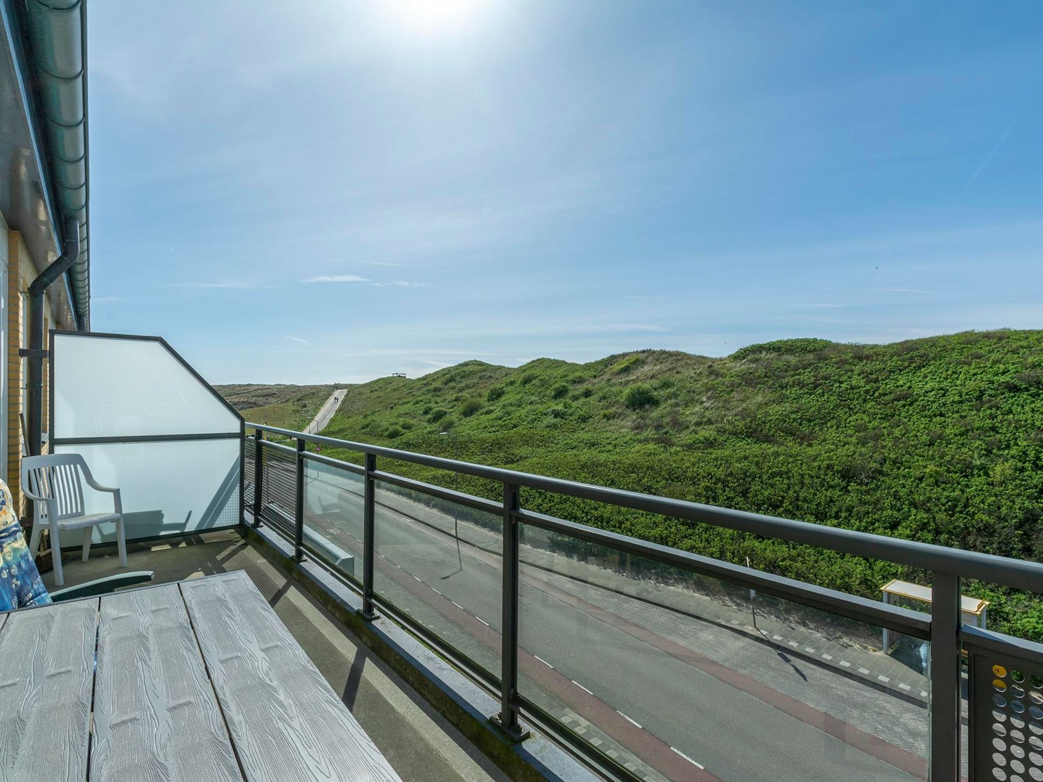 Het uitzicht vanaf Wijde Blick 311 in Callantsoog