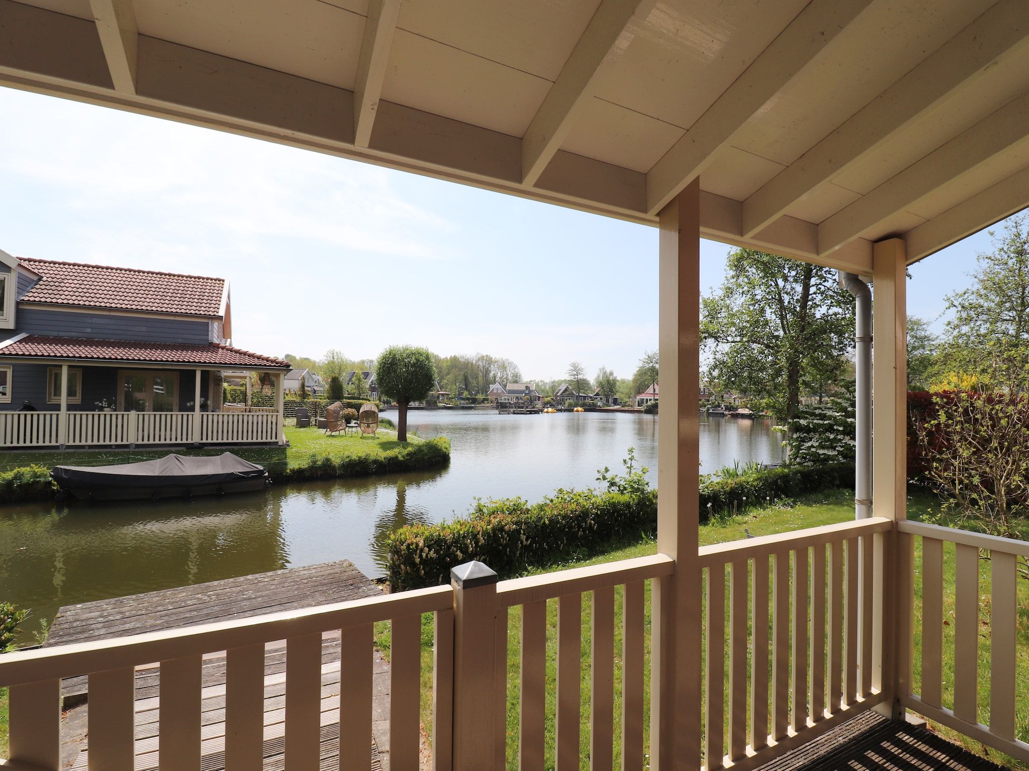 Het uitzicht vanaf Luxe 032 in Simonshaven