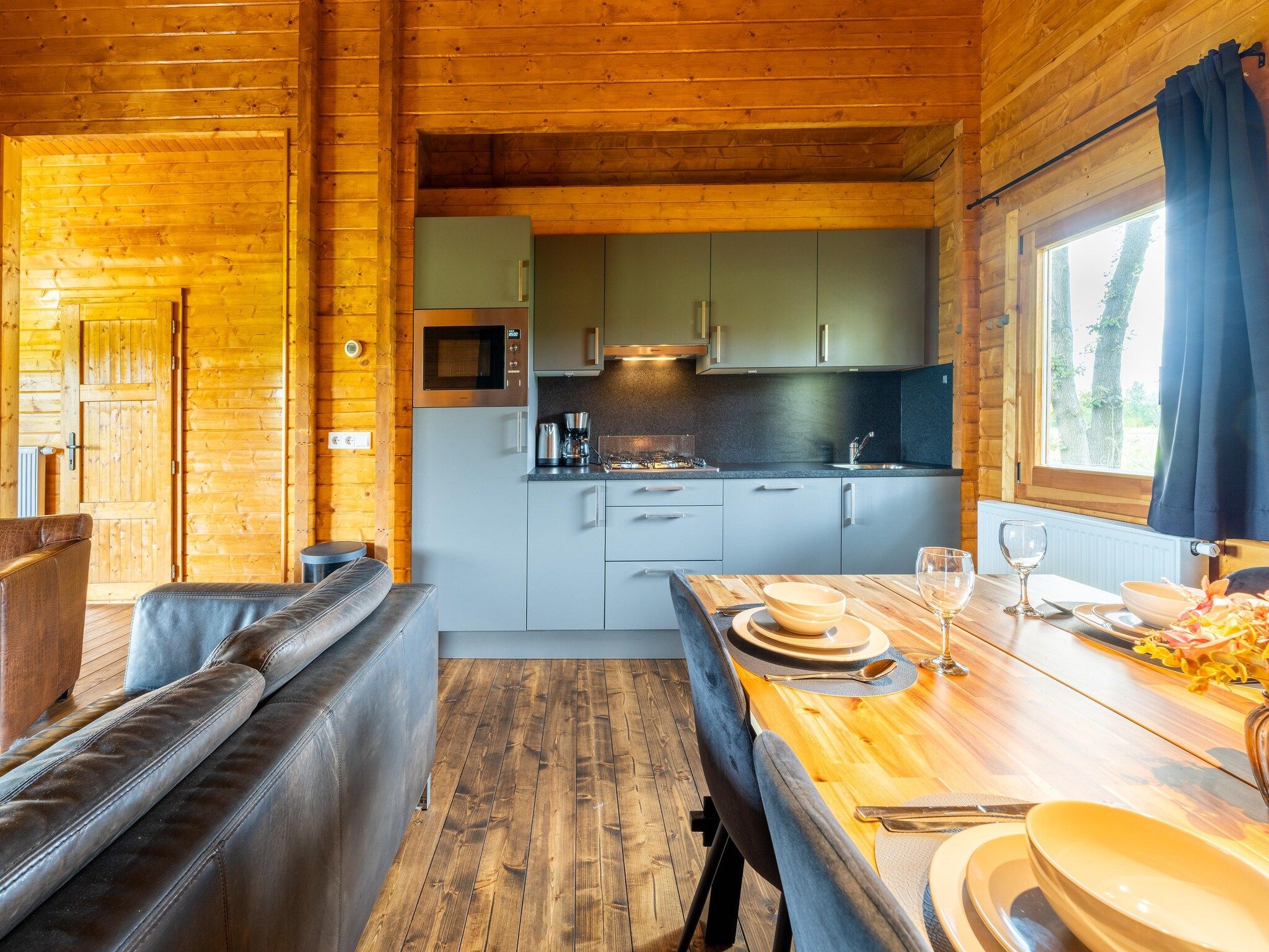 De keuken van Chalet Riga in Valkenswaard