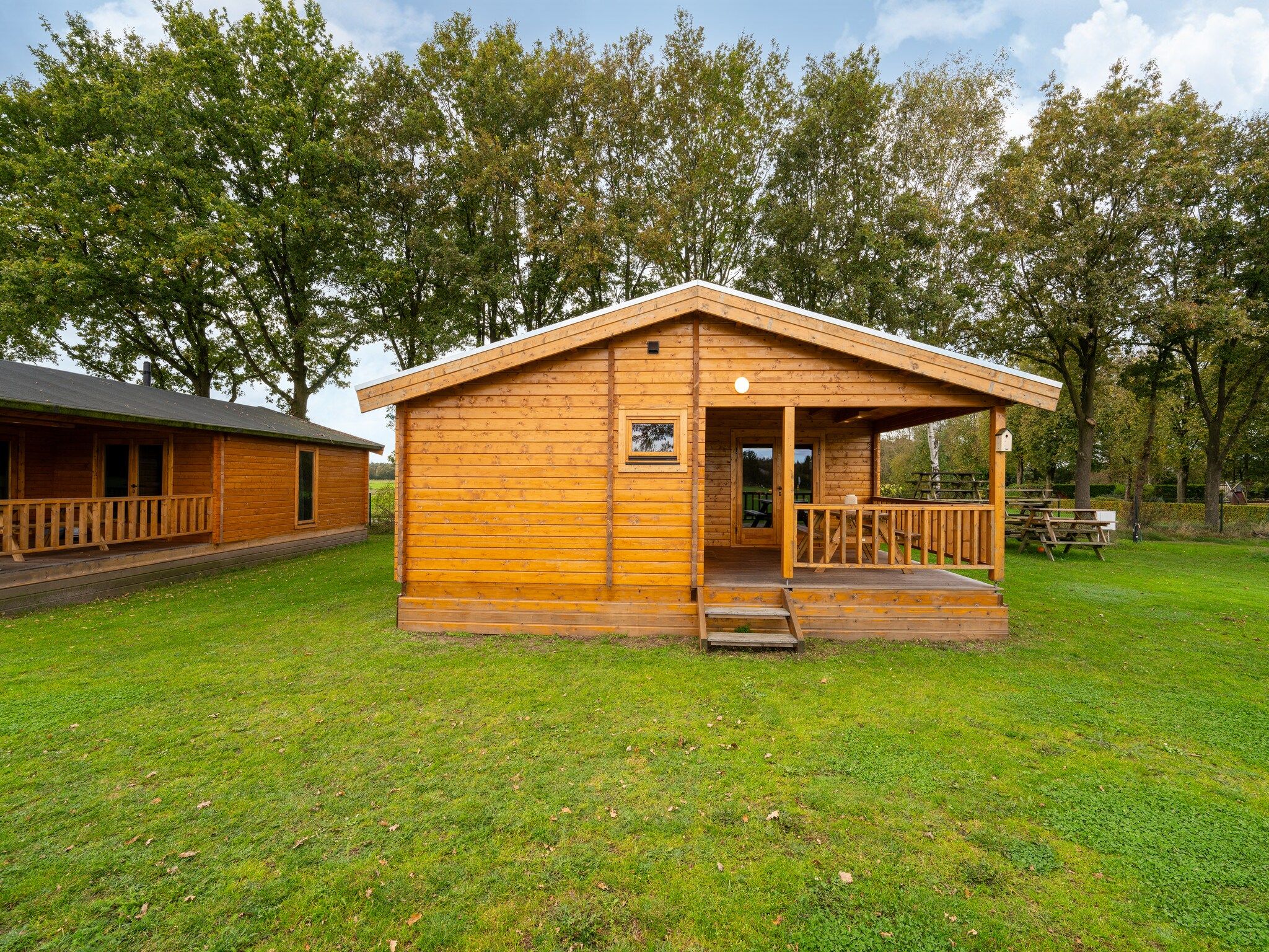 De buitenkant van Chalet Riga in Valkenswaard