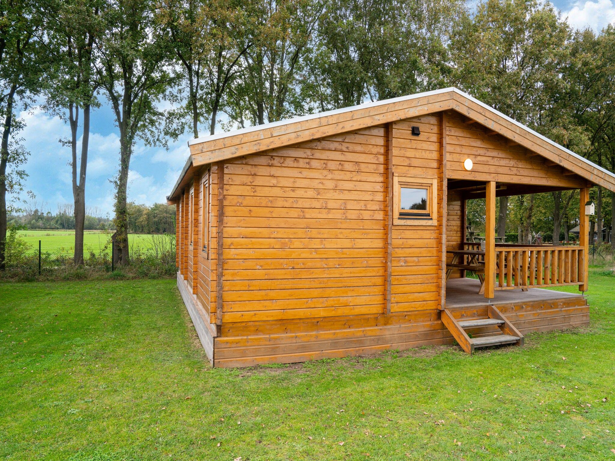 De buitenkant van Chalet Riga in Valkenswaard