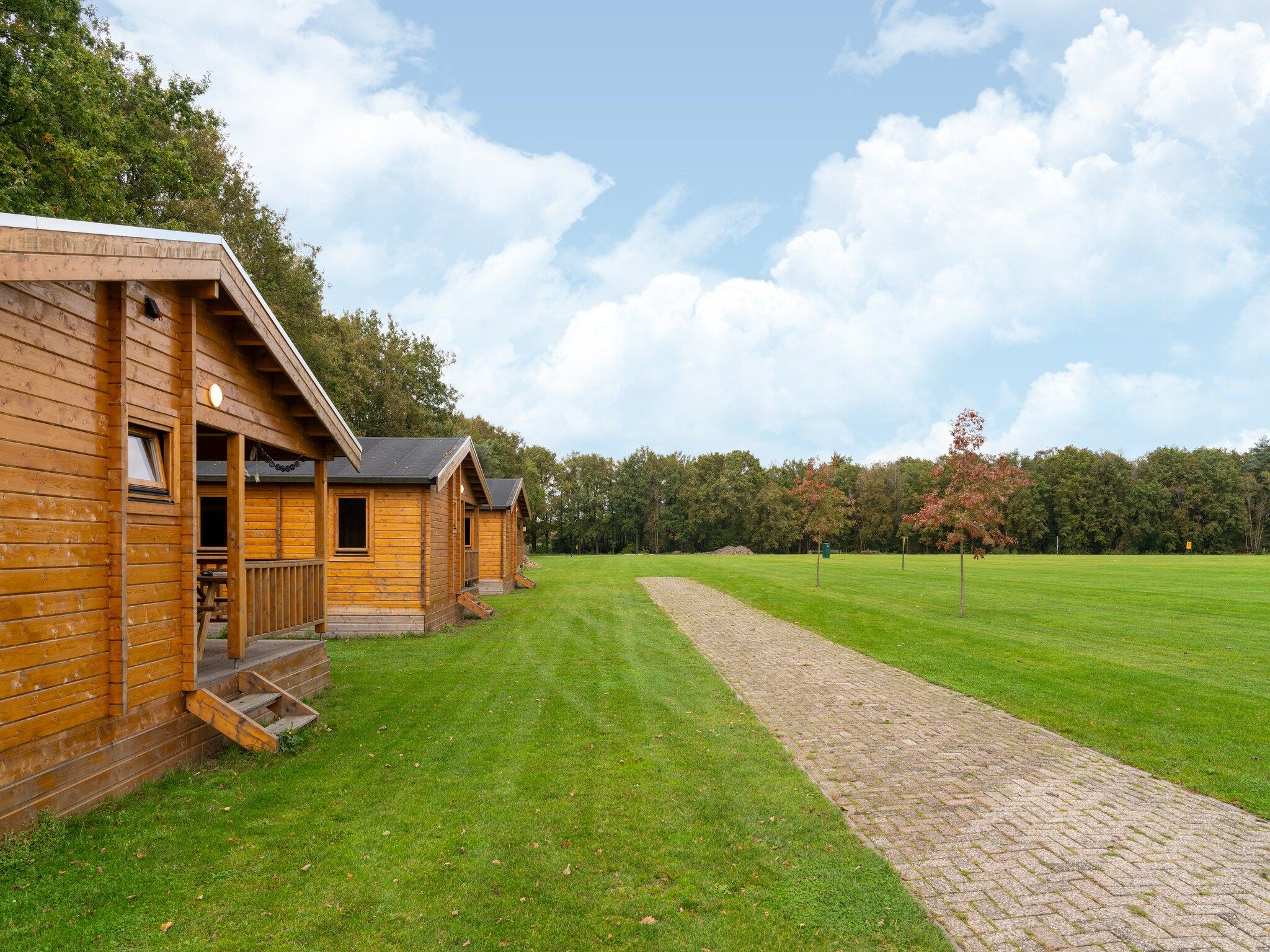 Het uitzicht vanaf Chalet Riga in Valkenswaard