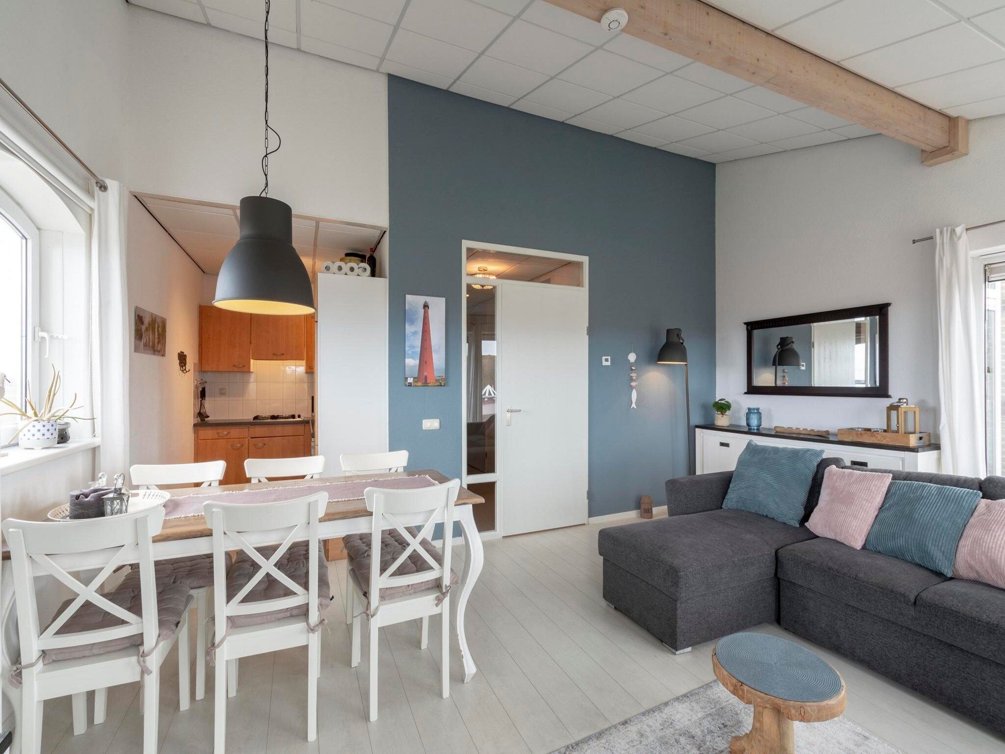 De eetkamer van Résidence Juliana 54 in Julianadorp aan Zee