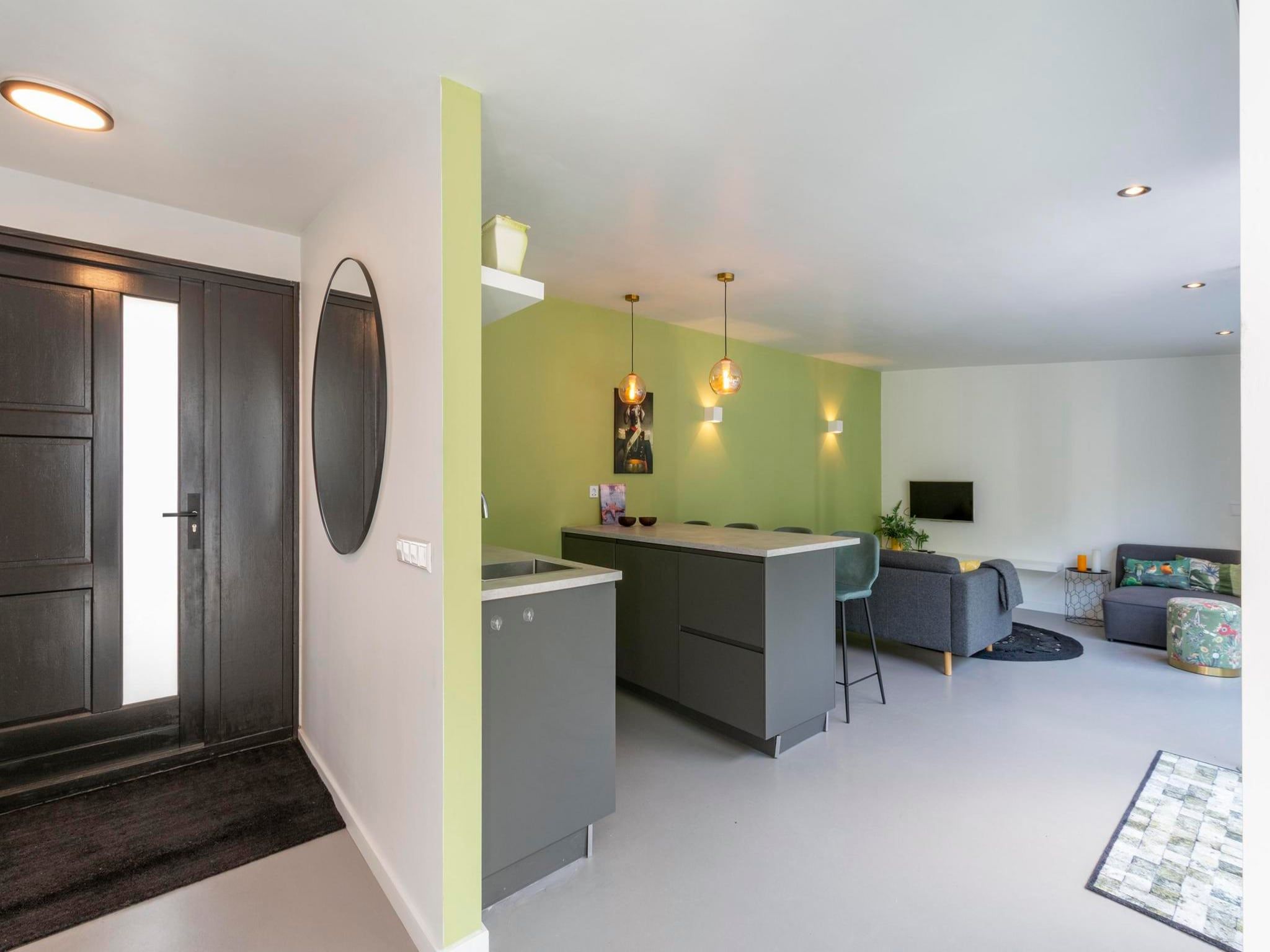 De woonkamer van Duinland 121 in Sint Maartenszee