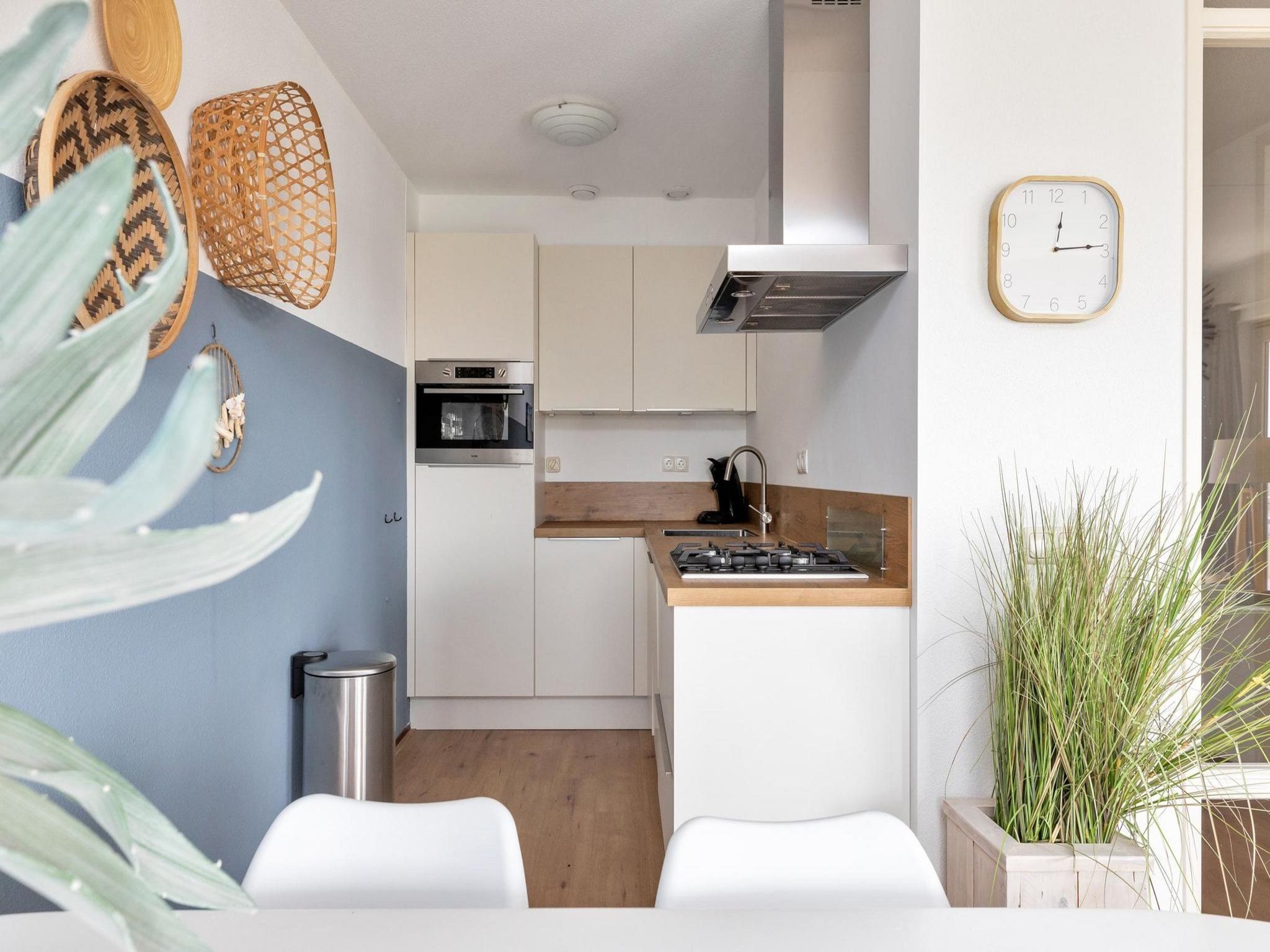 De keuken van Résidence Juliana 40 in Julianadorp aan Zee