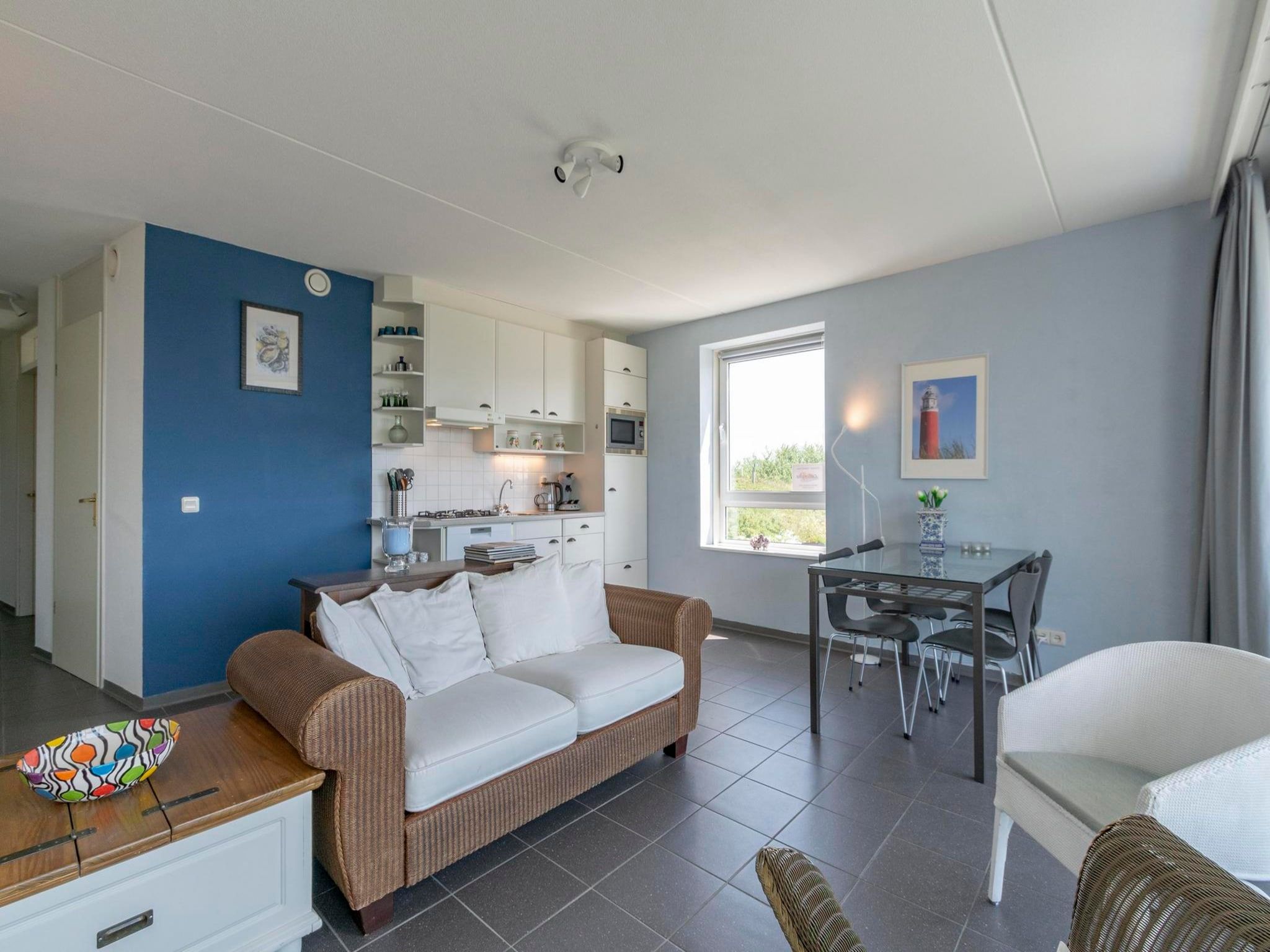 De woonkamer van Callantsduyne 21 in Callantsoog