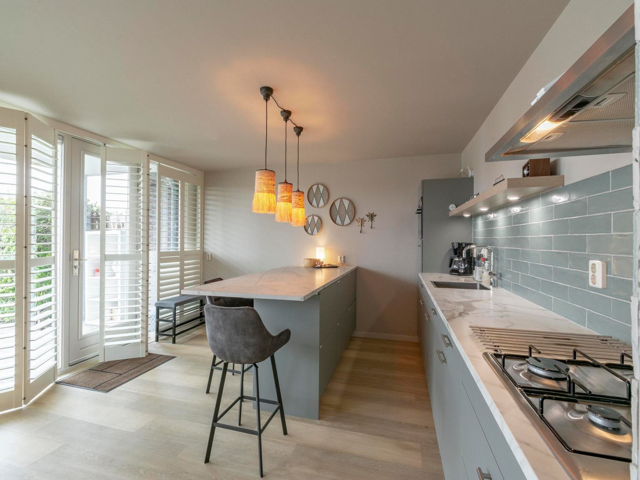 De keuken van Strandleven 006 in Groote Keeten