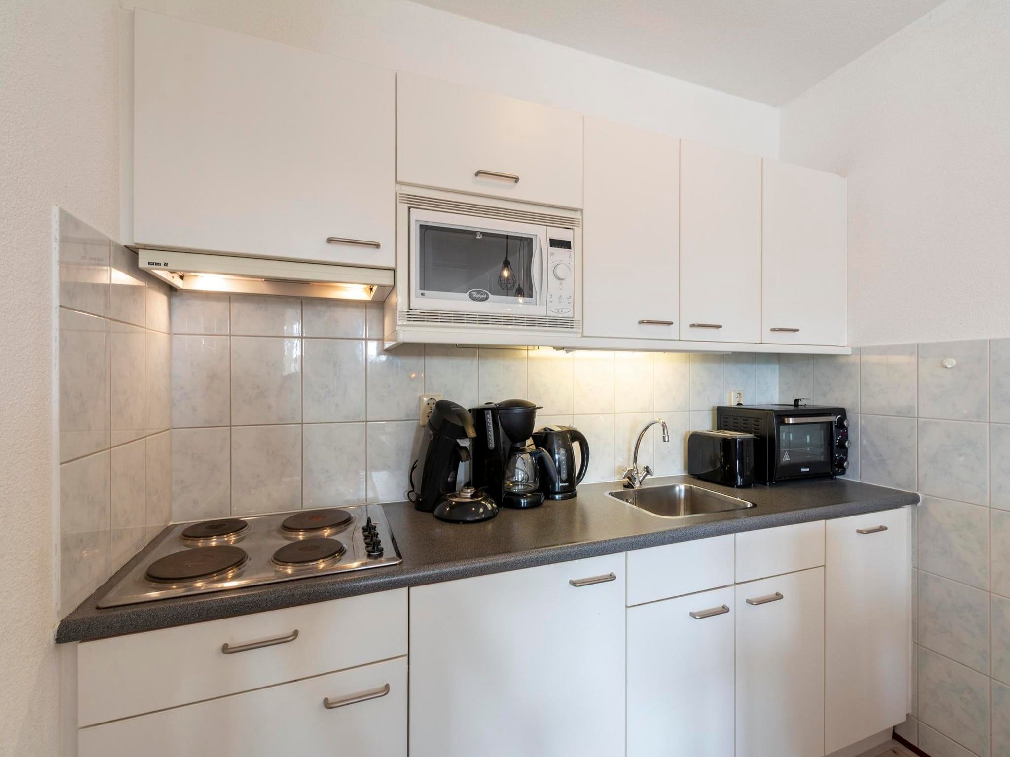 De keuken van Strandslag 127 in Julianadorp aan Zee