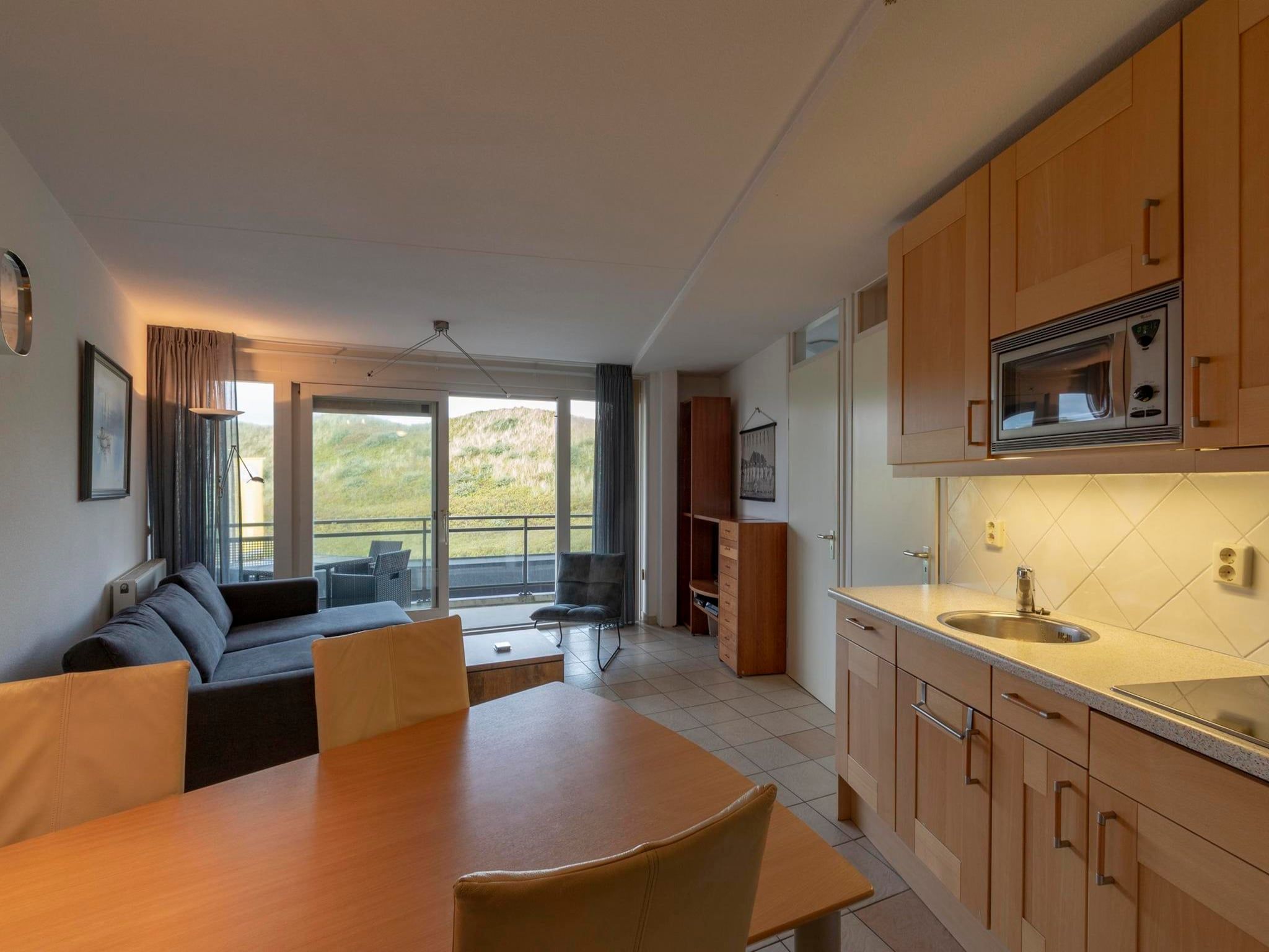 De keuken van Wijde Blick 208 in Callantsoog