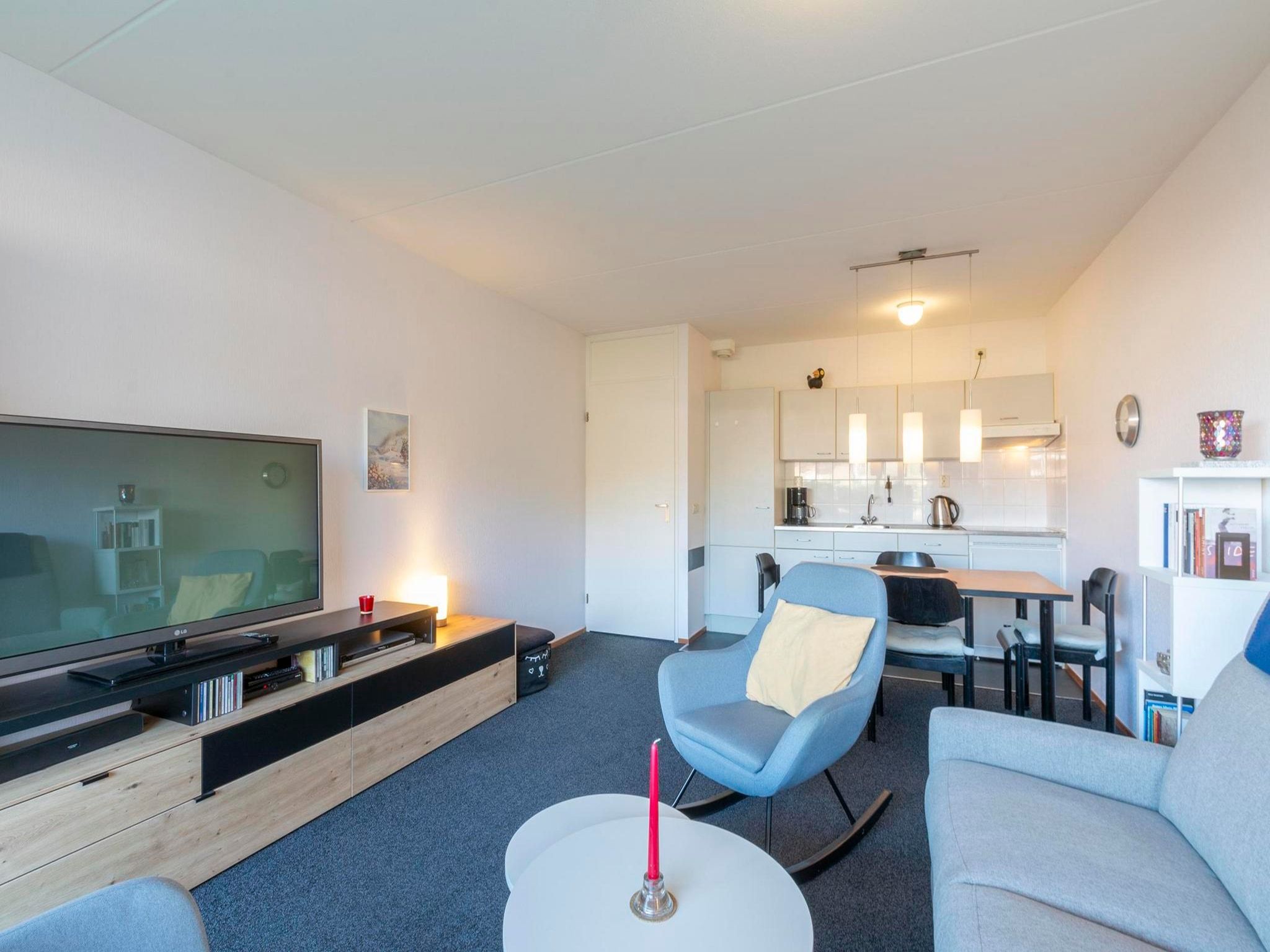 De woonkamer van Beach Appartement 05 in Callantsoog