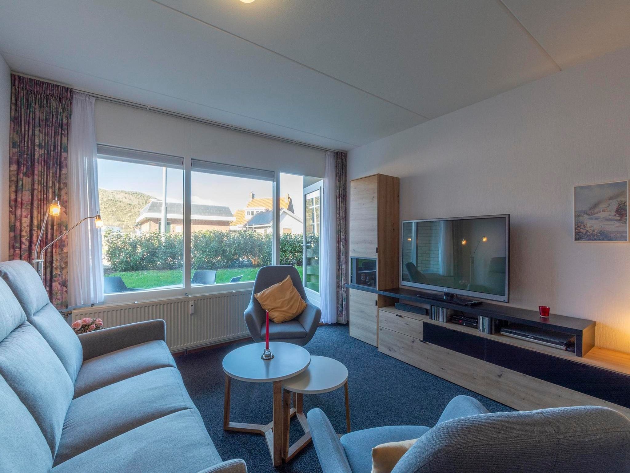 De woonkamer van Beach Appartement 05 in Callantsoog