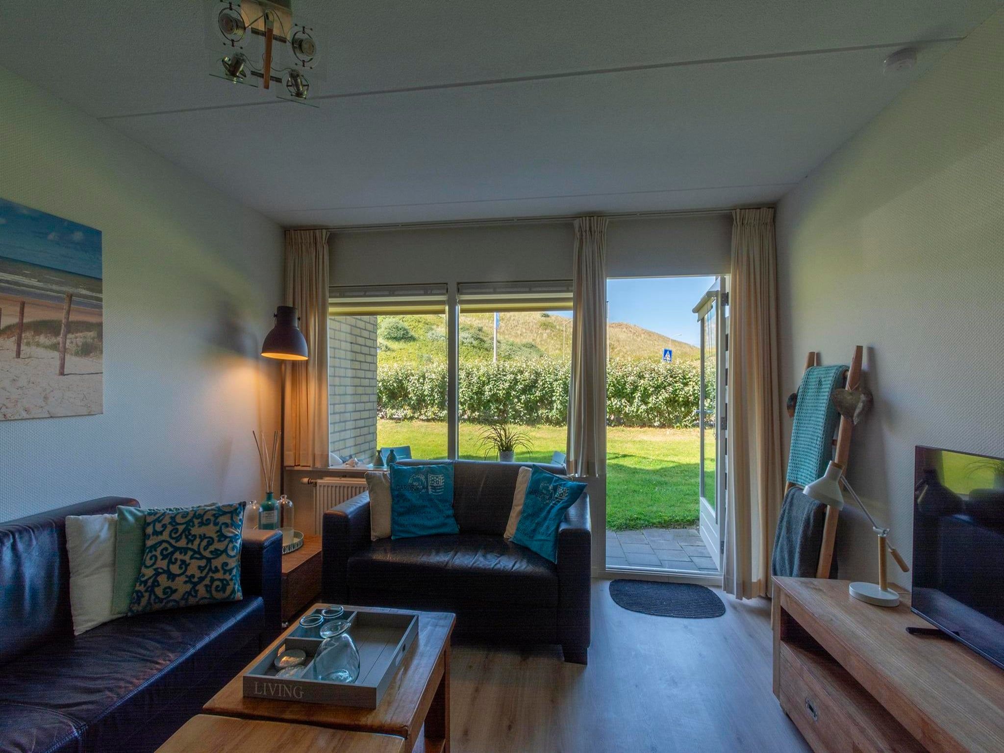De woonkamer van Beach Appartement 07 in Callantsoog