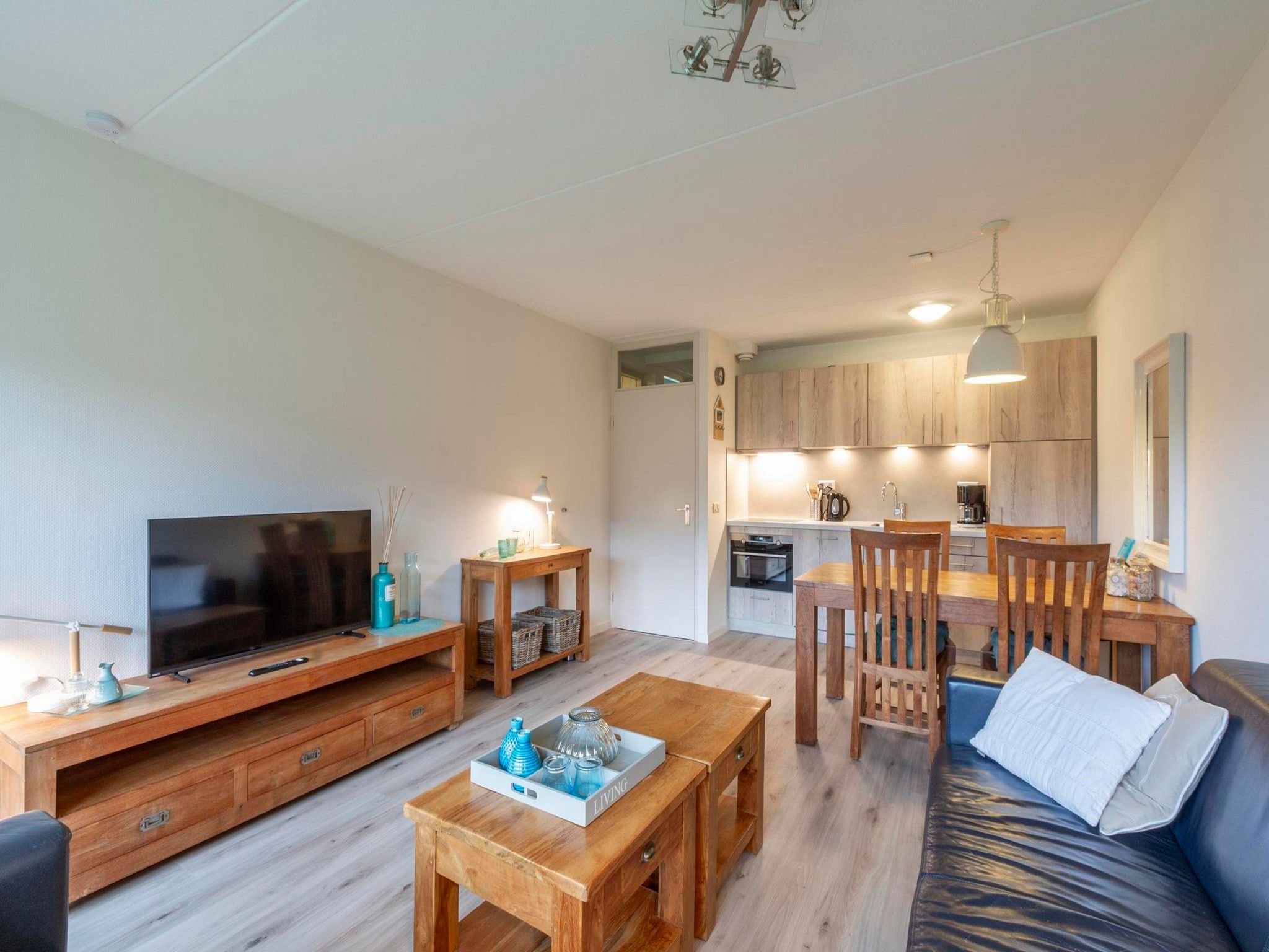 De woonkamer van Beach Appartement 07 in Callantsoog