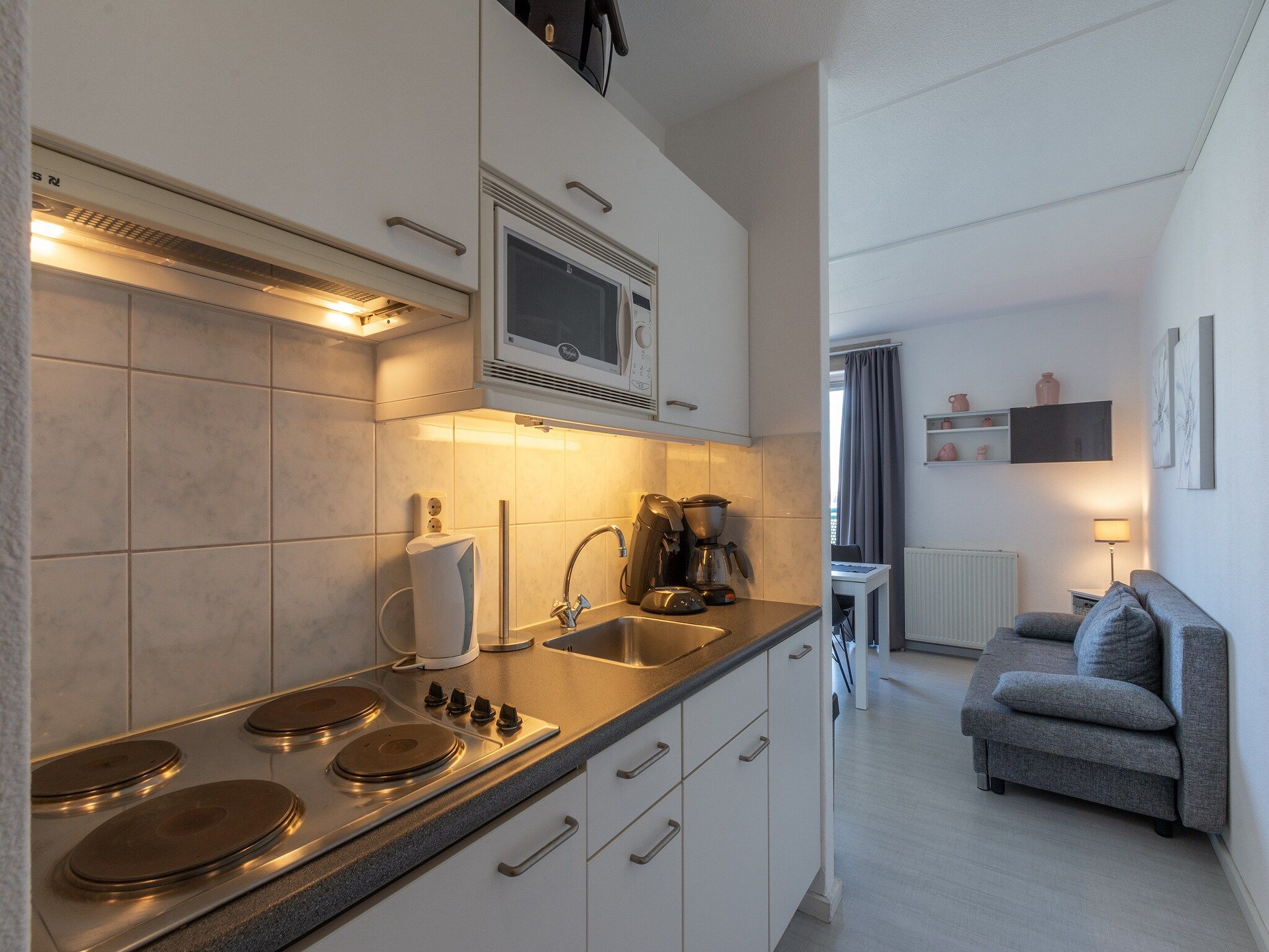 De keuken van Strandslag 195 in Julianadorp aan Zee