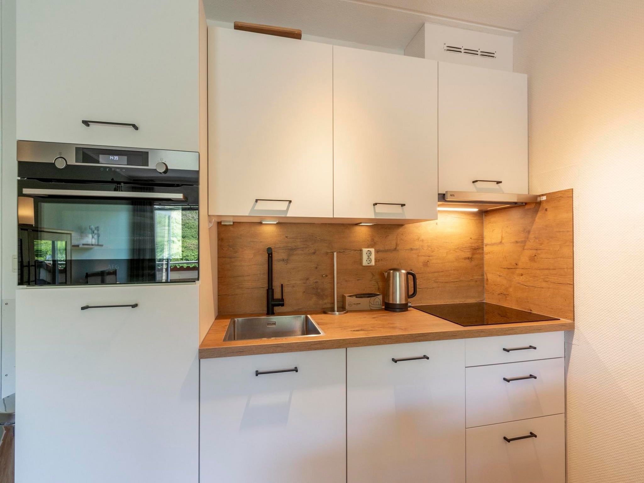 De keuken van Beach Appartement 25 in Callantsoog
