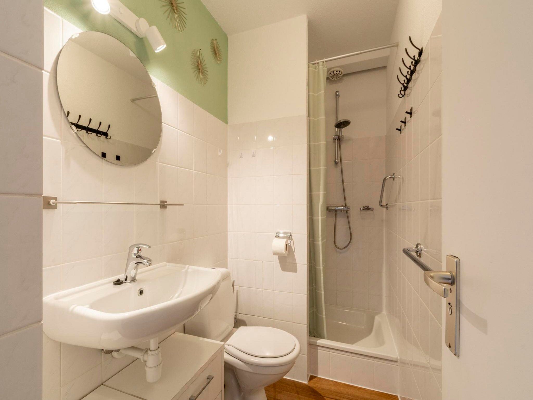 De badkamer van Beach Appartement 25 in Callantsoog