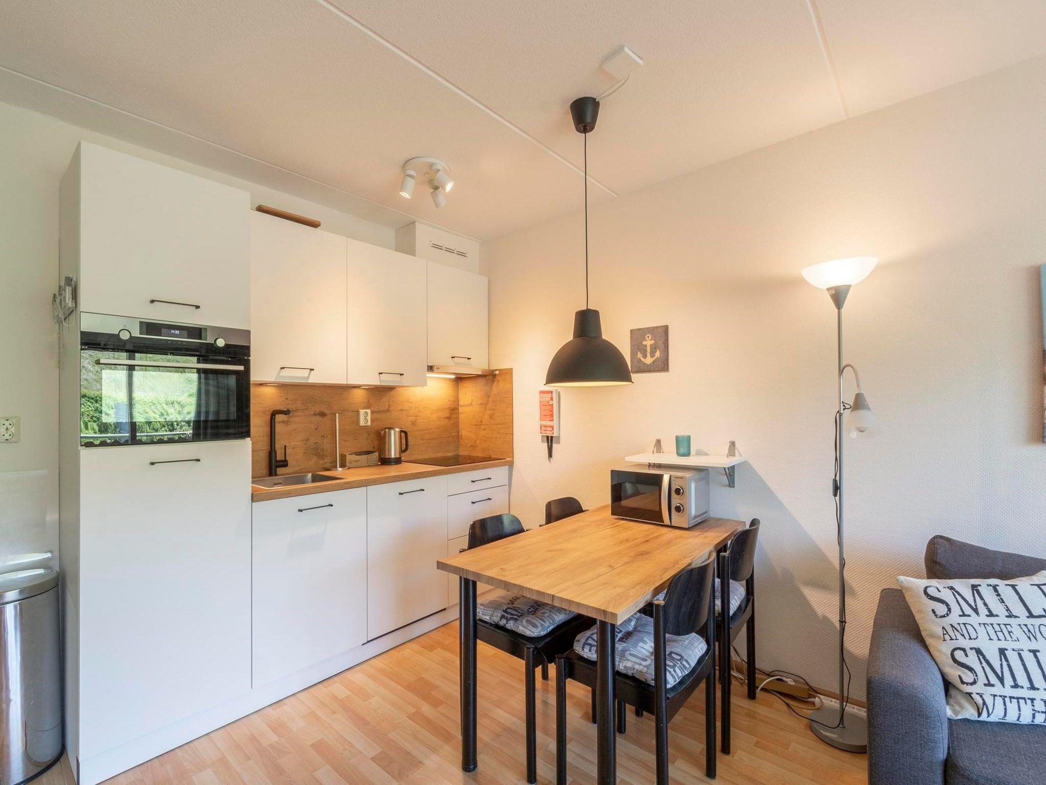 De eetkamer van Beach Appartement 25 in Callantsoog