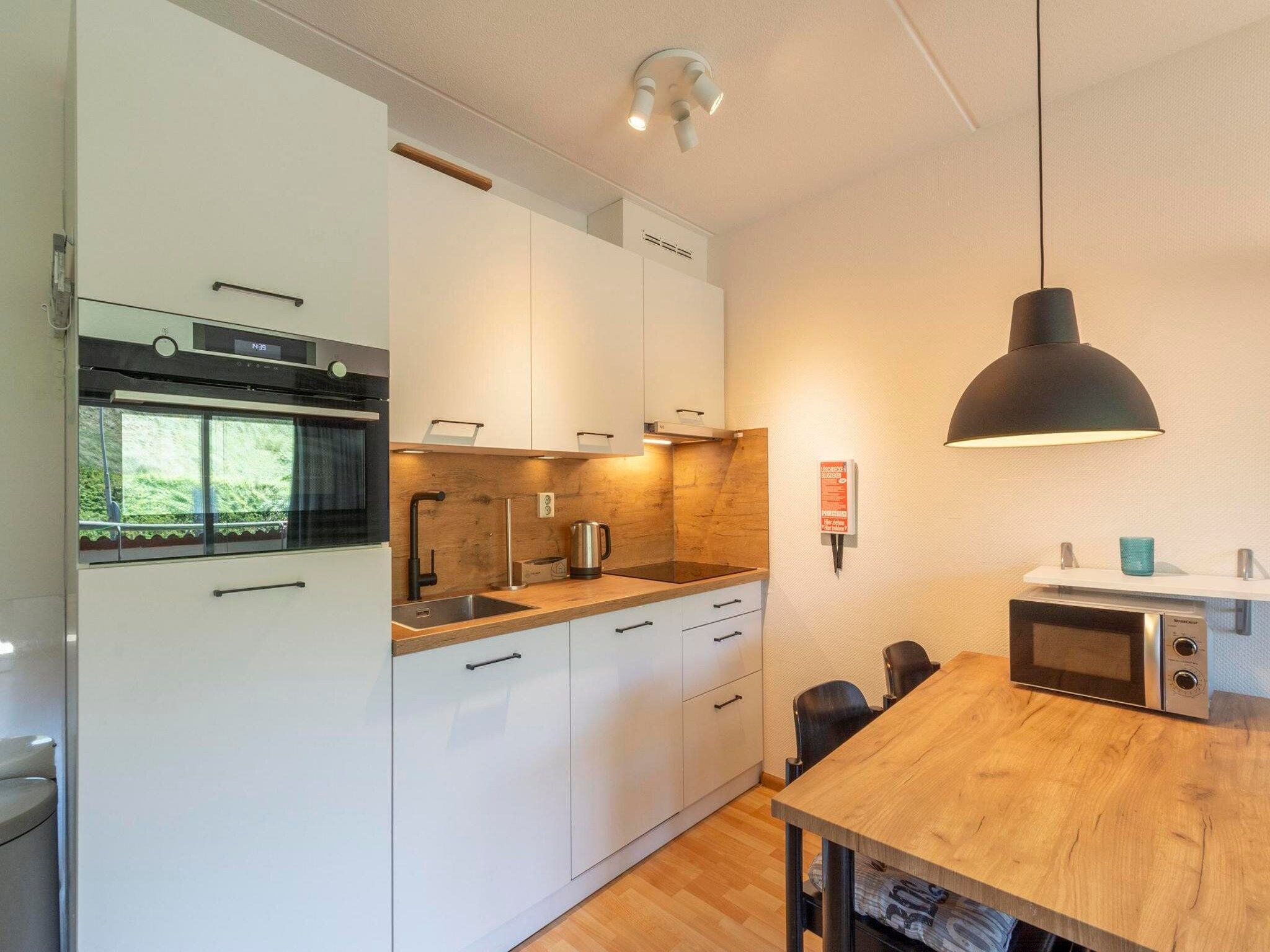 De keuken van Beach Appartement 25 in Callantsoog