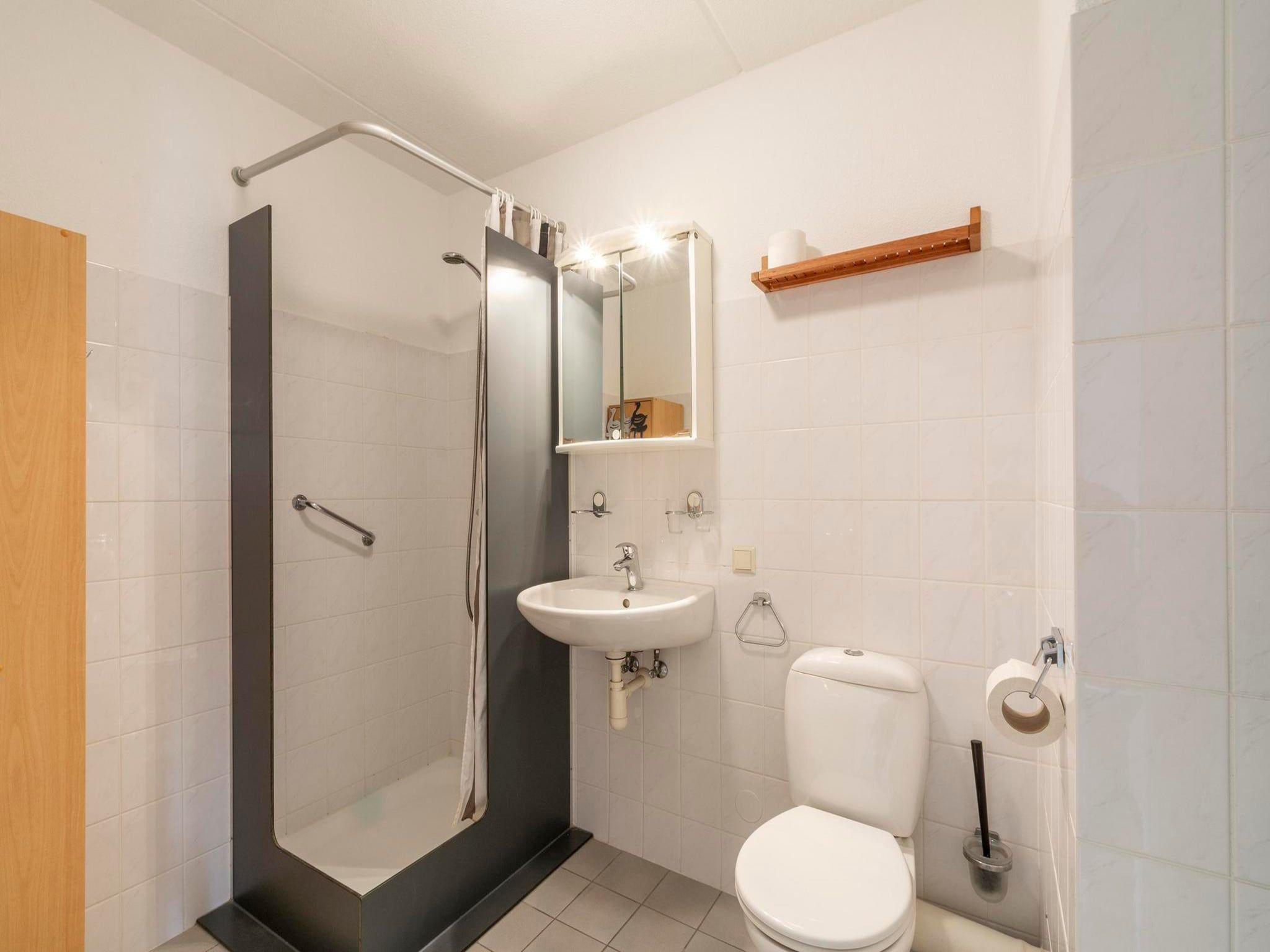 De badkamer van Beach Appartement 29 in Callantsoog