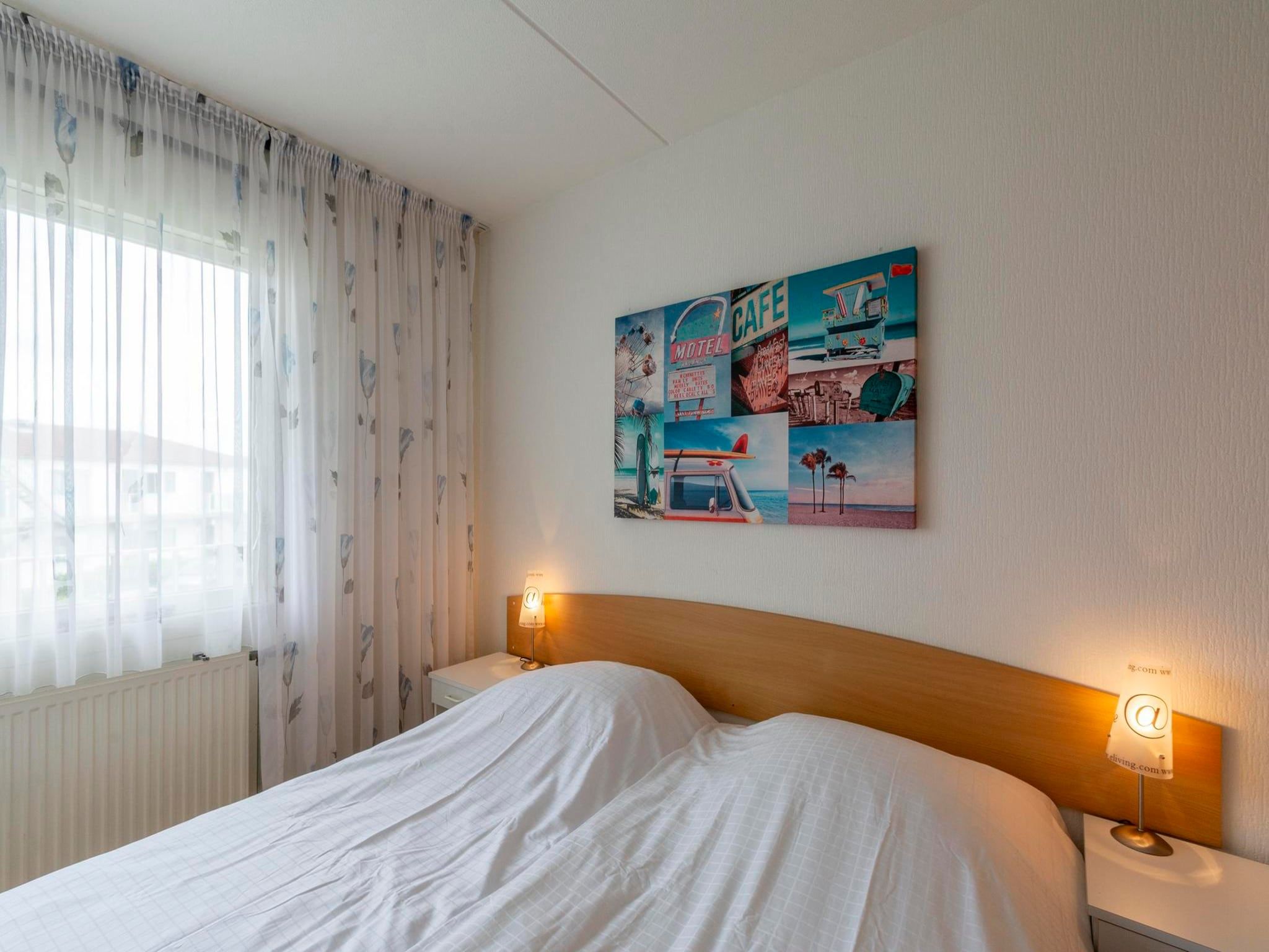 Een slaapkamer van Beach Appartement 29 in Callantsoog