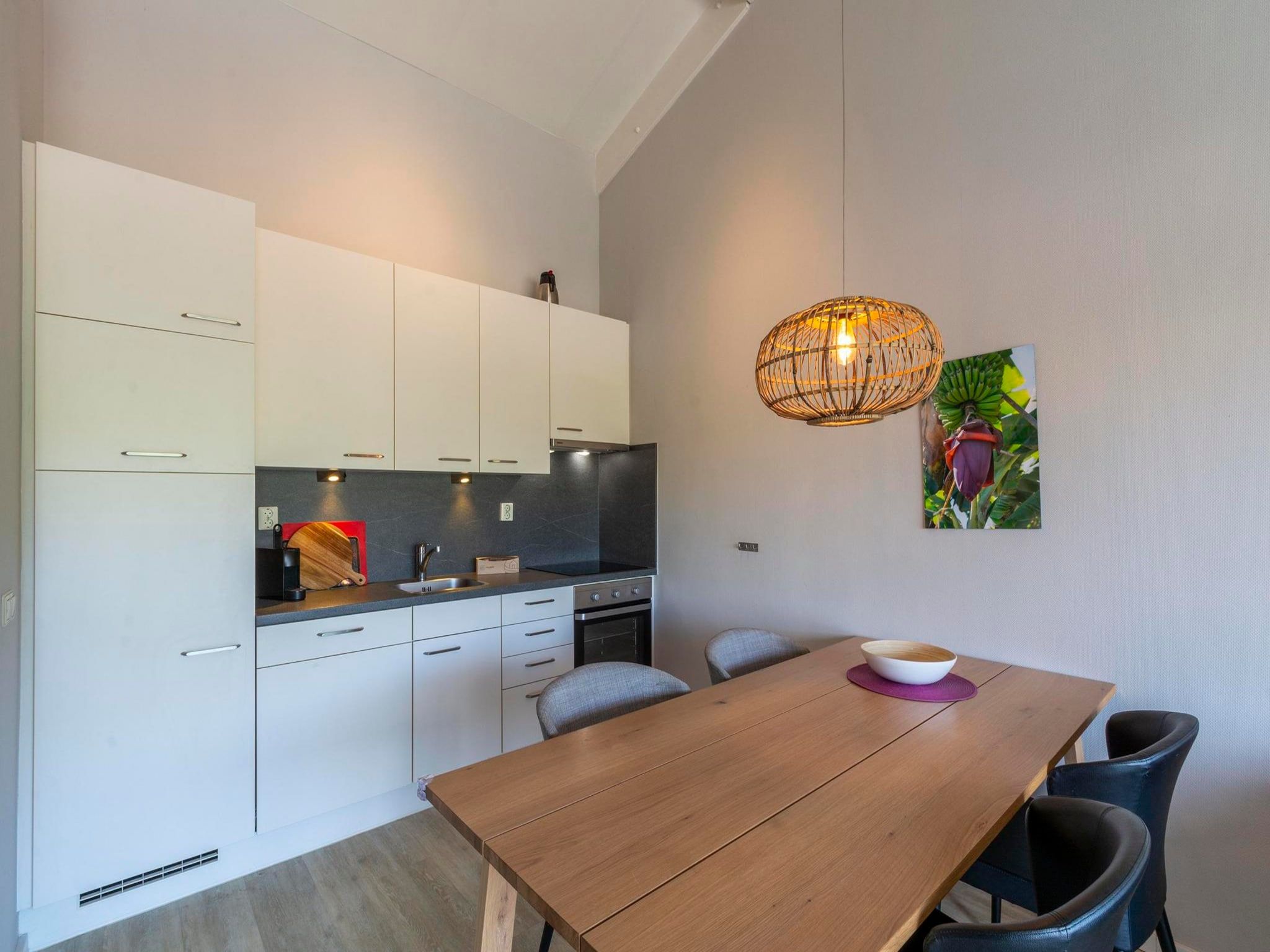 De keuken van Beach Appartement 35 in Callantsoog