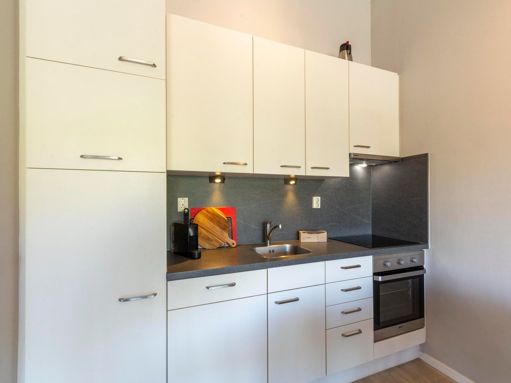 De keuken van Beach Appartement 35 in Callantsoog