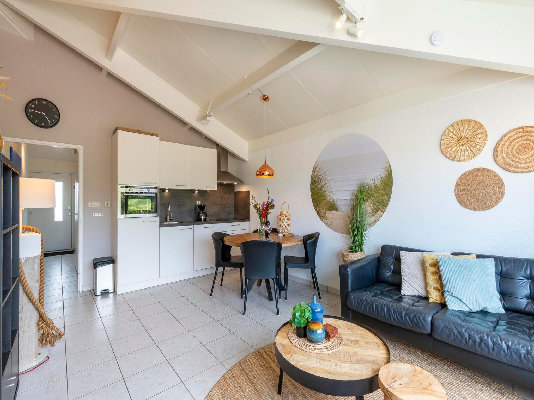 De keuken van Beach Appartement 36 in Callantsoog
