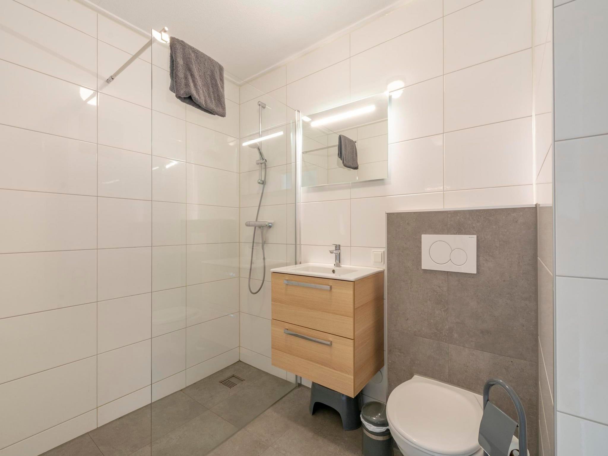 De badkamer van Beach Appartement 41 in Callantsoog