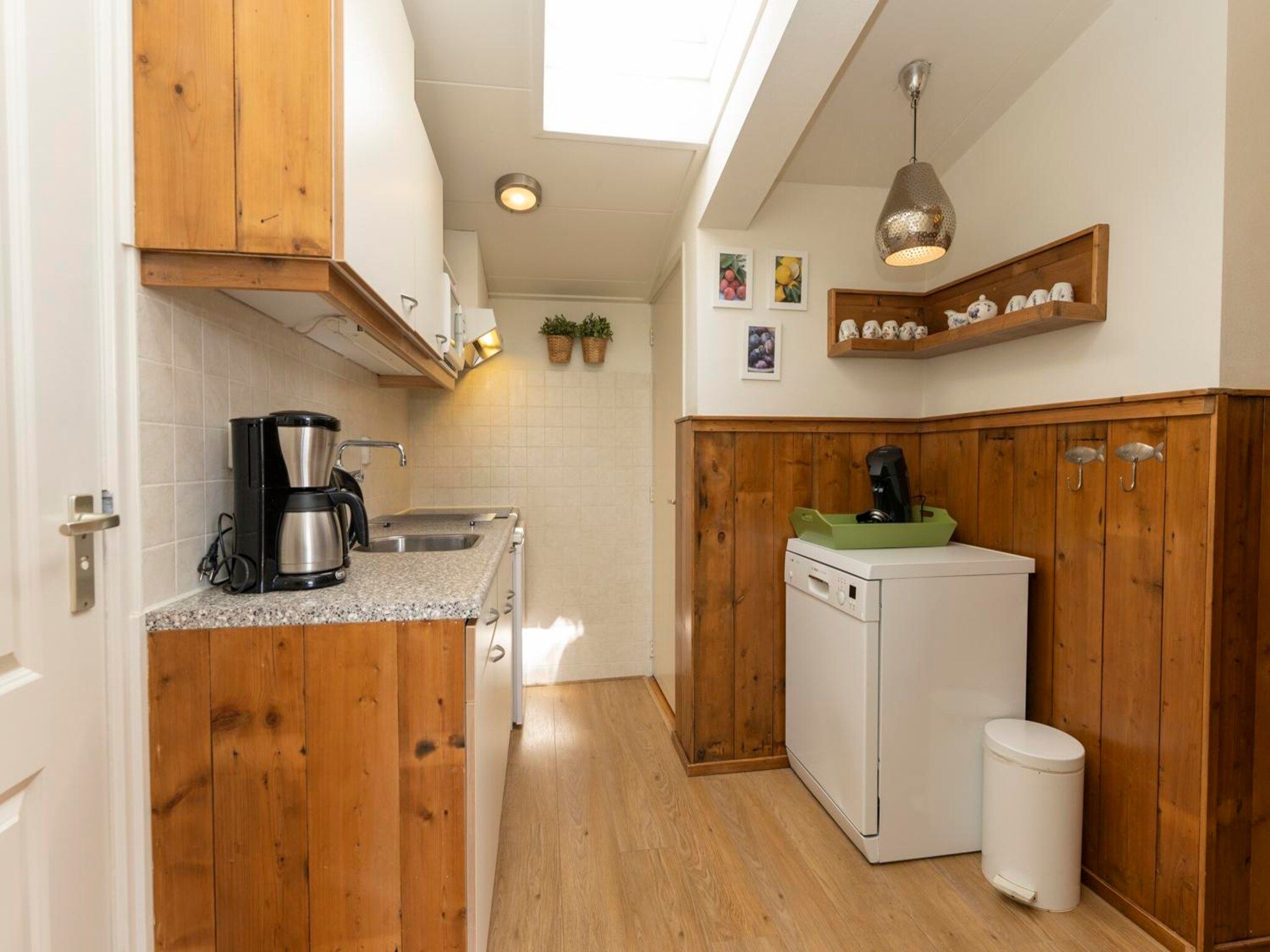 De keuken van Strandhuys Mossel in De Koog