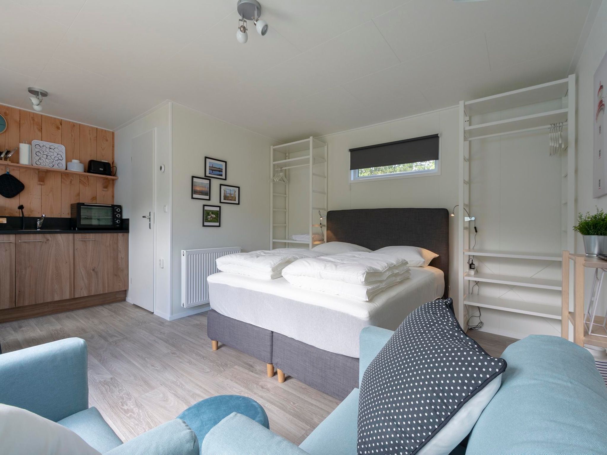 Een slaapkamer van Beach Studio Texel in De Koog