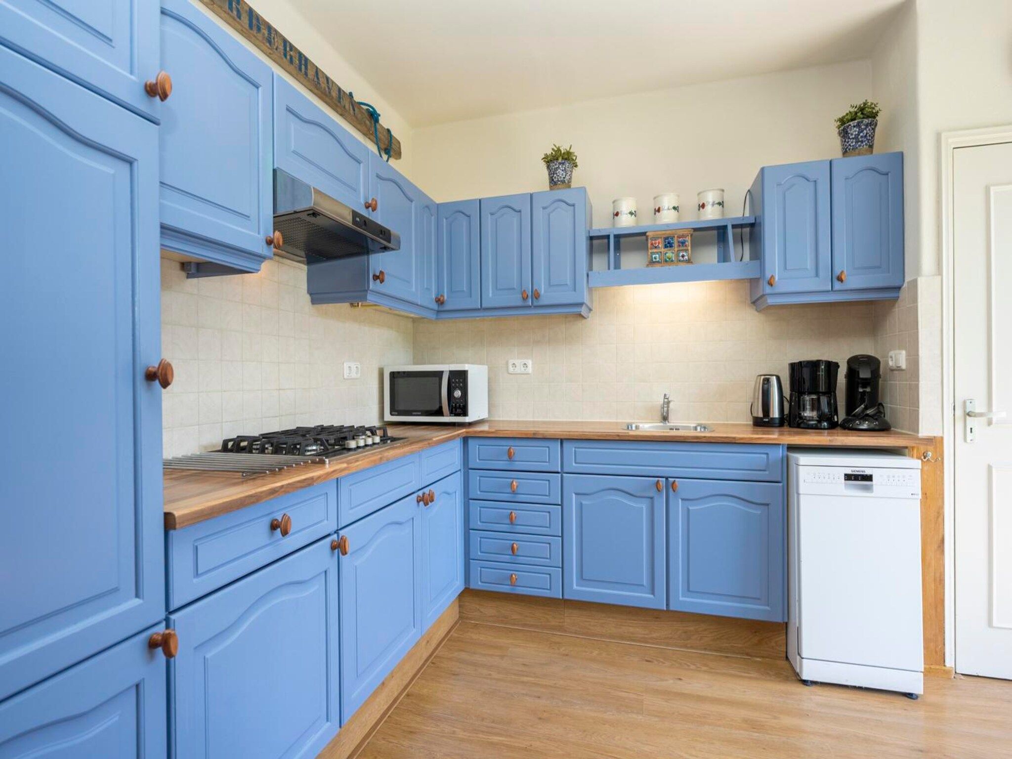 De keuken van Strandhuys Schelp in De Koog