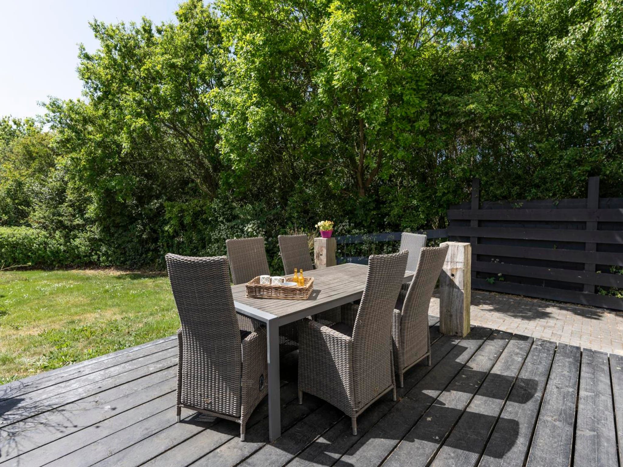 Het terras van Strandhuys Wulk in De Koog