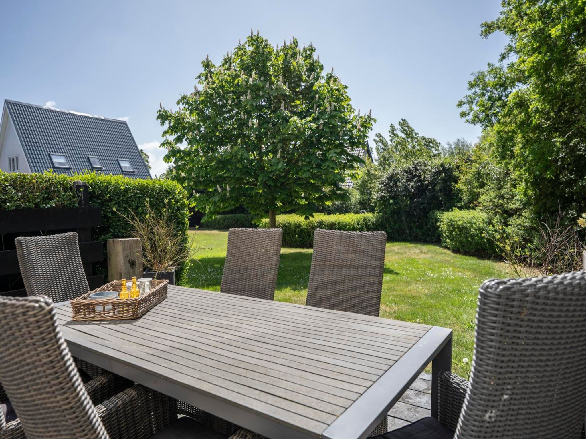 De tuin van Strandhuys Wulk in De Koog