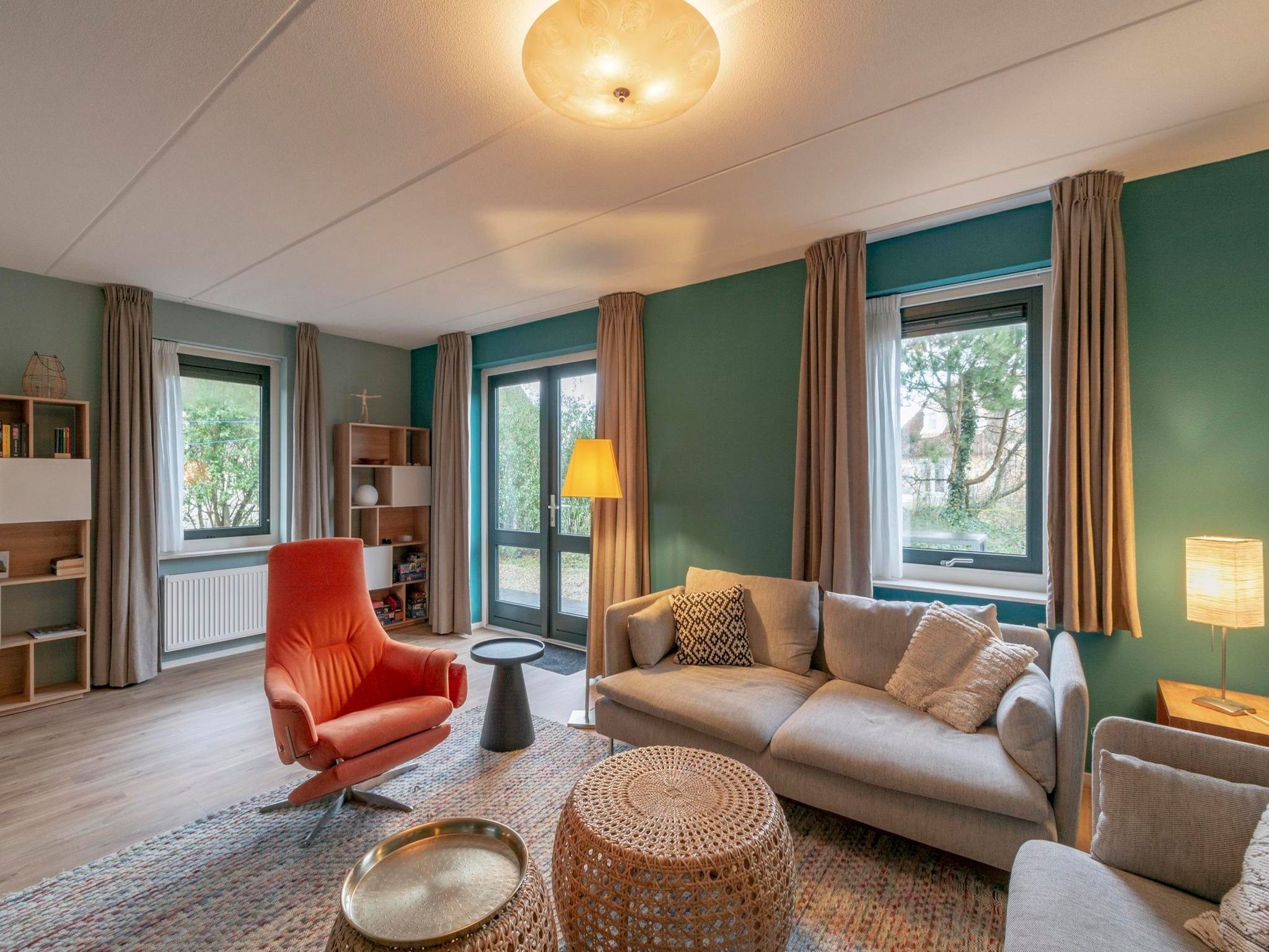 De woonkamer van Duynopgangh 46 in Julianadorp aan Zee