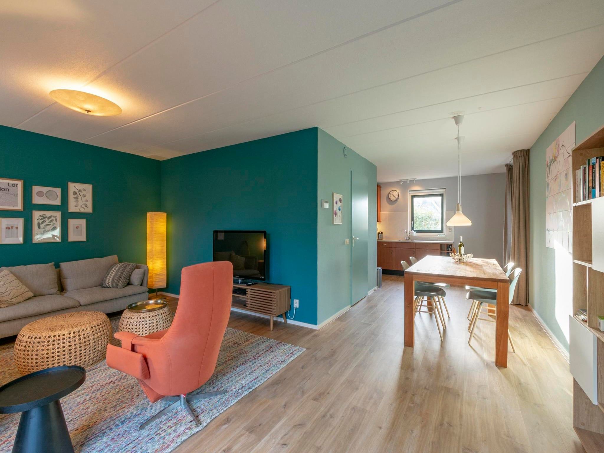 De woonkamer van Duynopgangh 46 in Julianadorp aan Zee