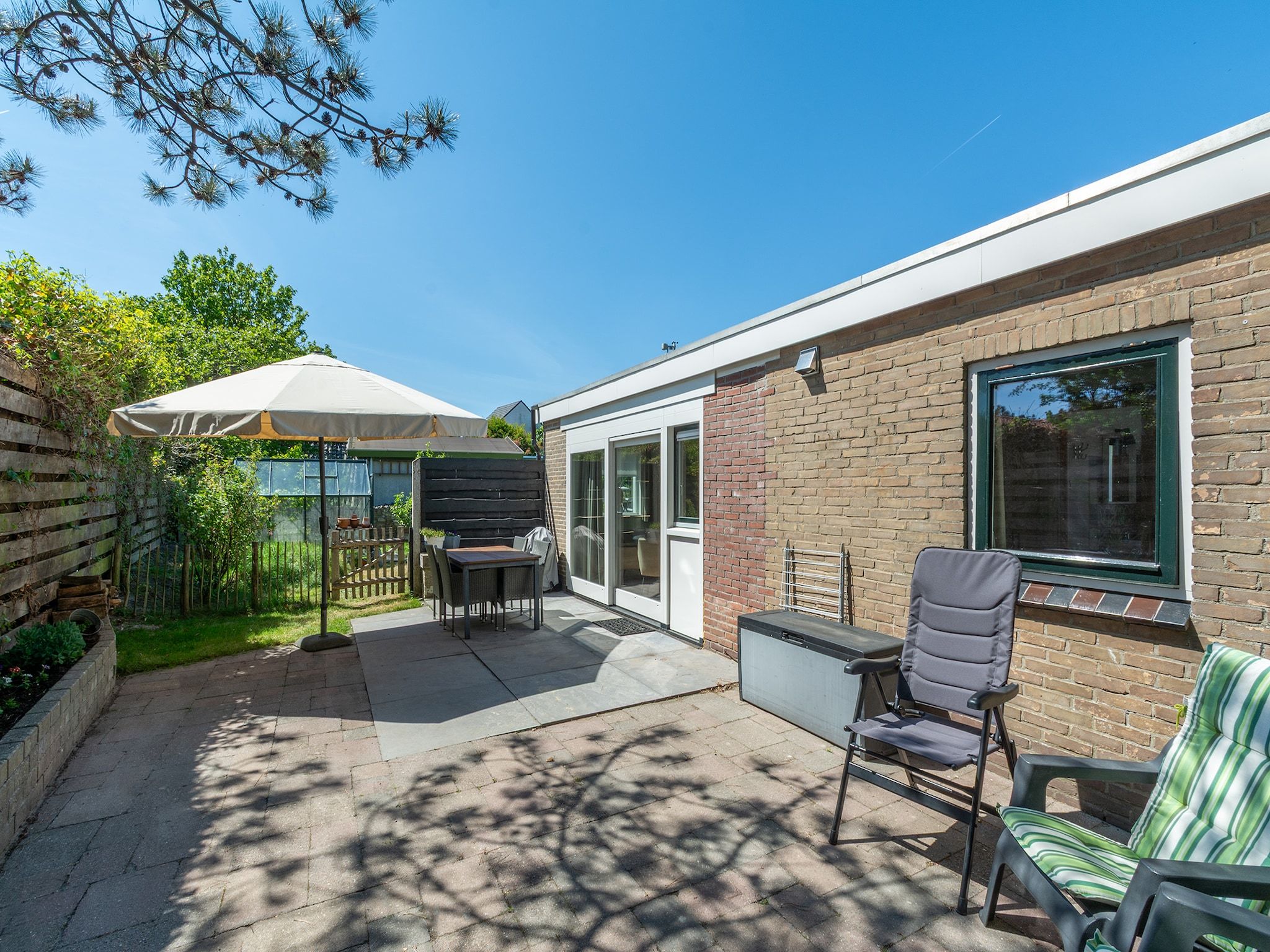 Het terras van Effe Sprage in Callantsoog