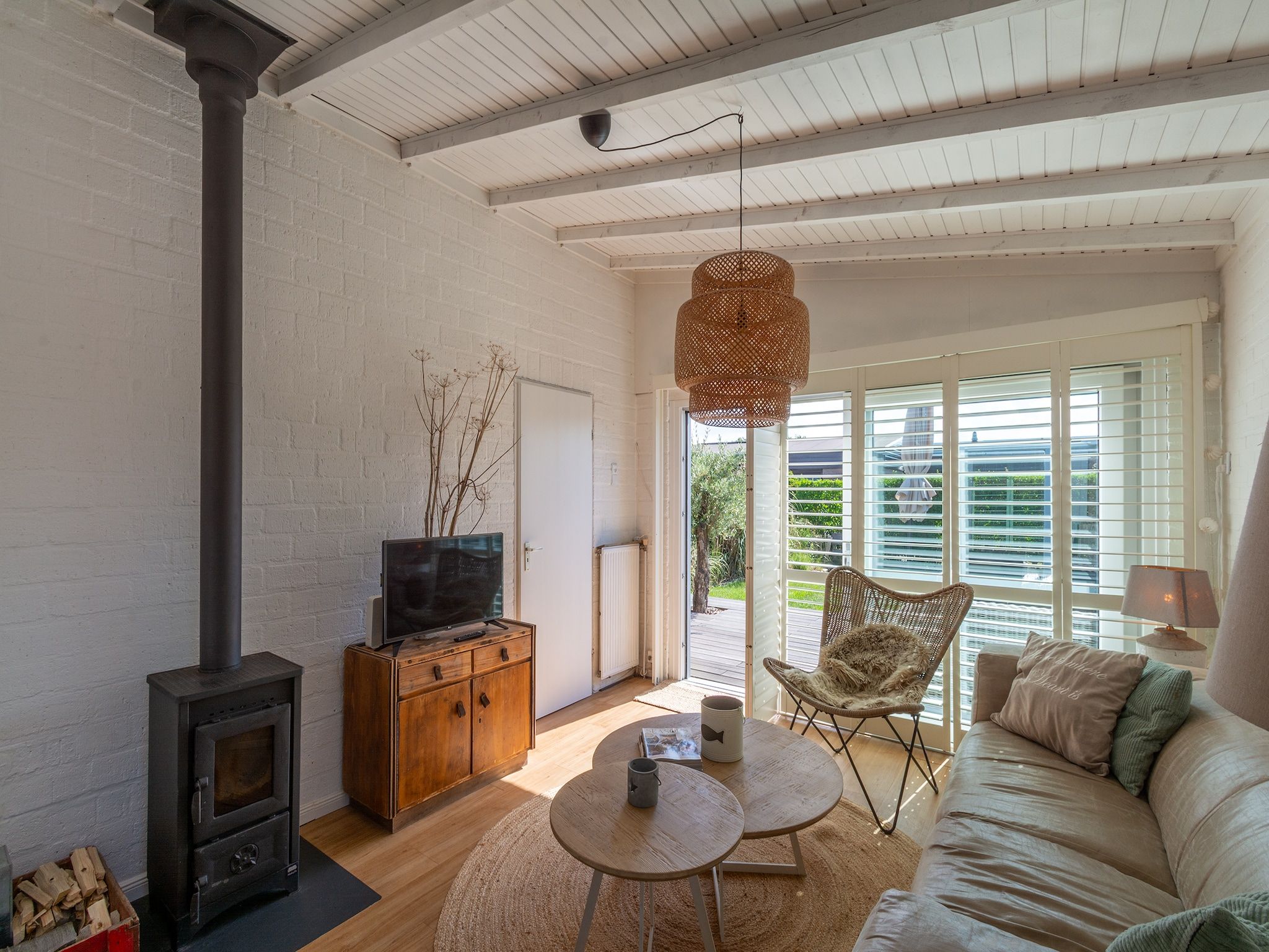 De woonkamer van De Blenck 3 in Callantsoog